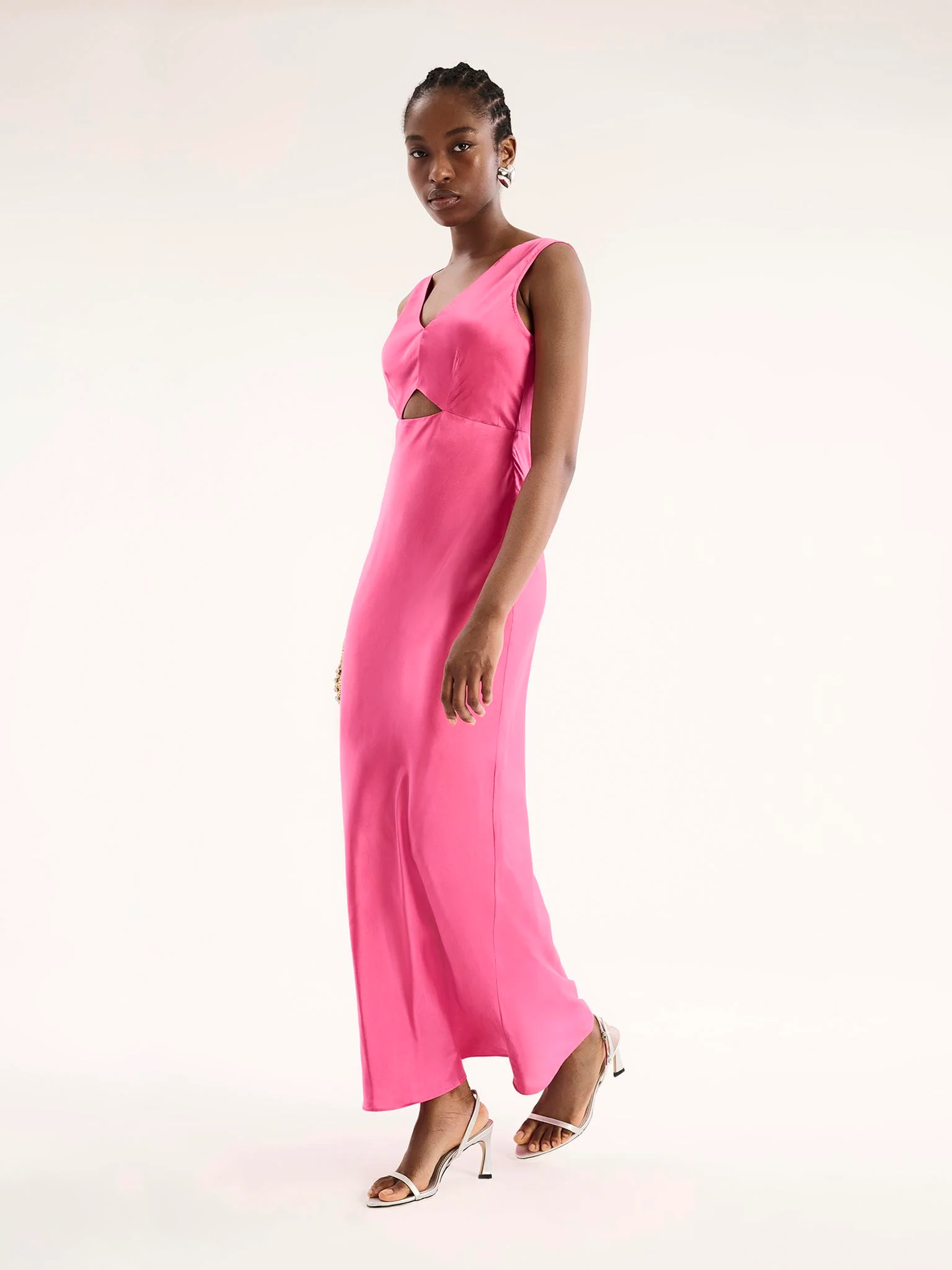 Ivida Dress in Cerise - Image 2