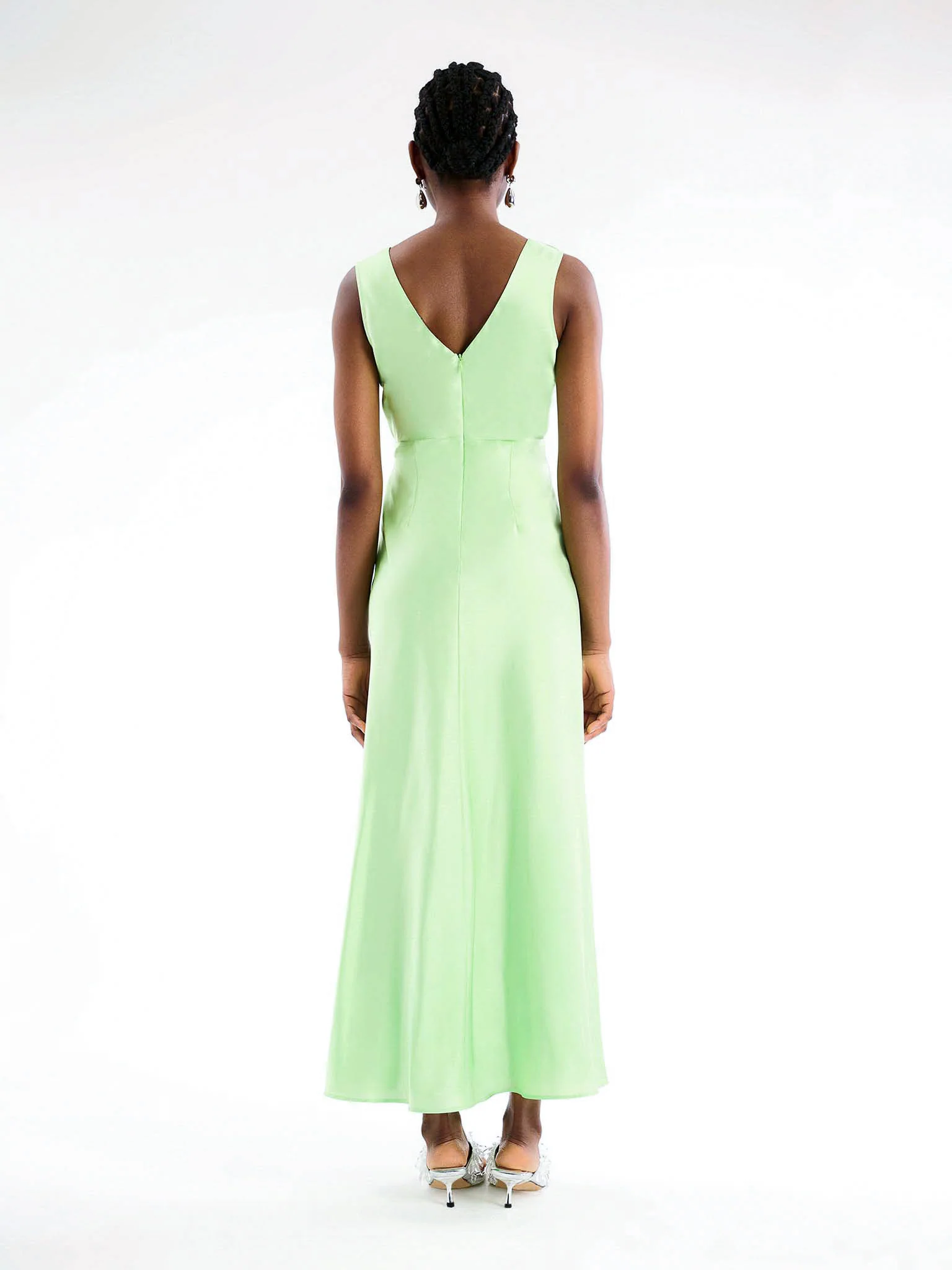 Ivida Dress in Pistachio - Image 3