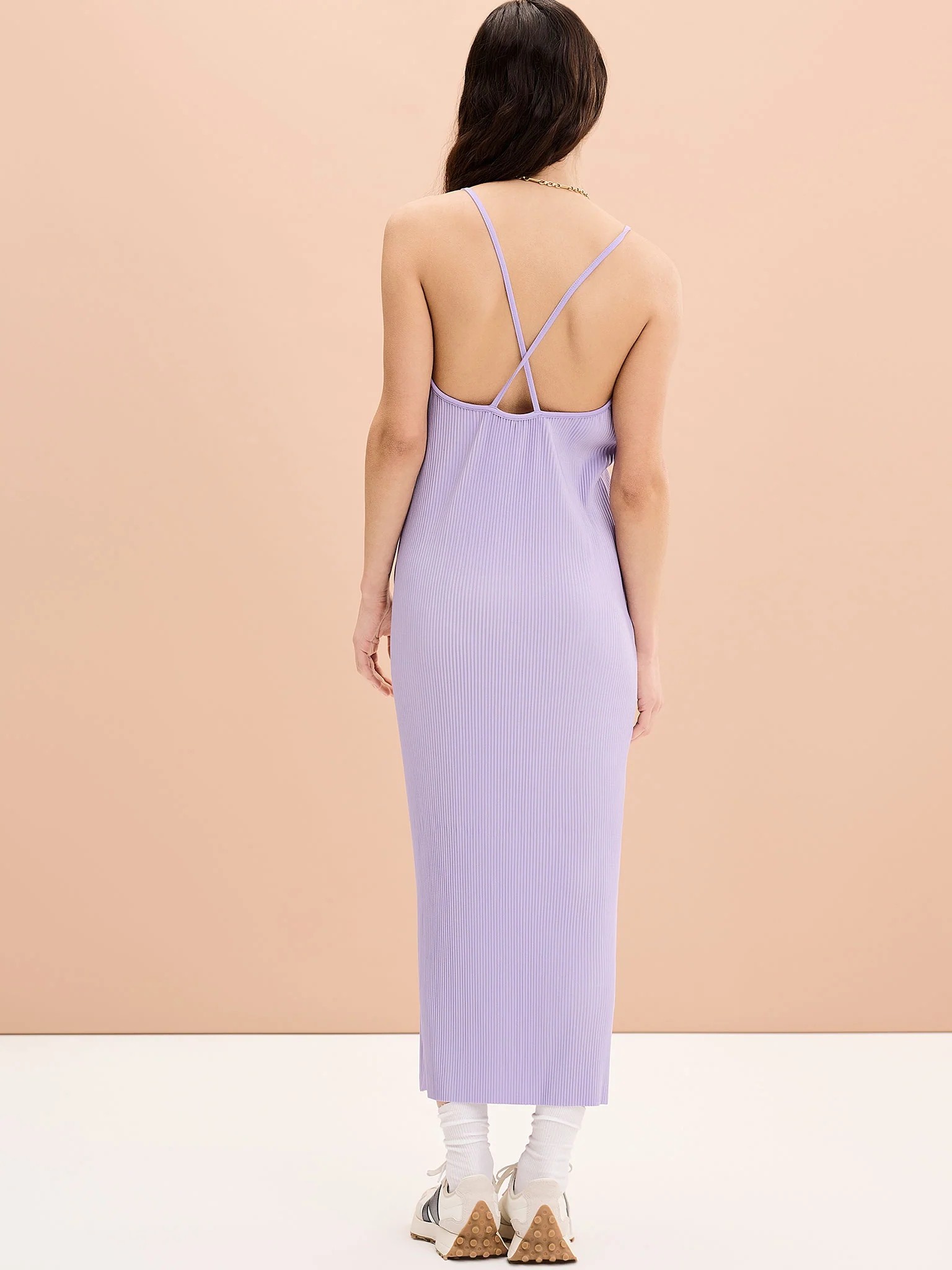 Izzy Slip Dress in Lilac - Image 3