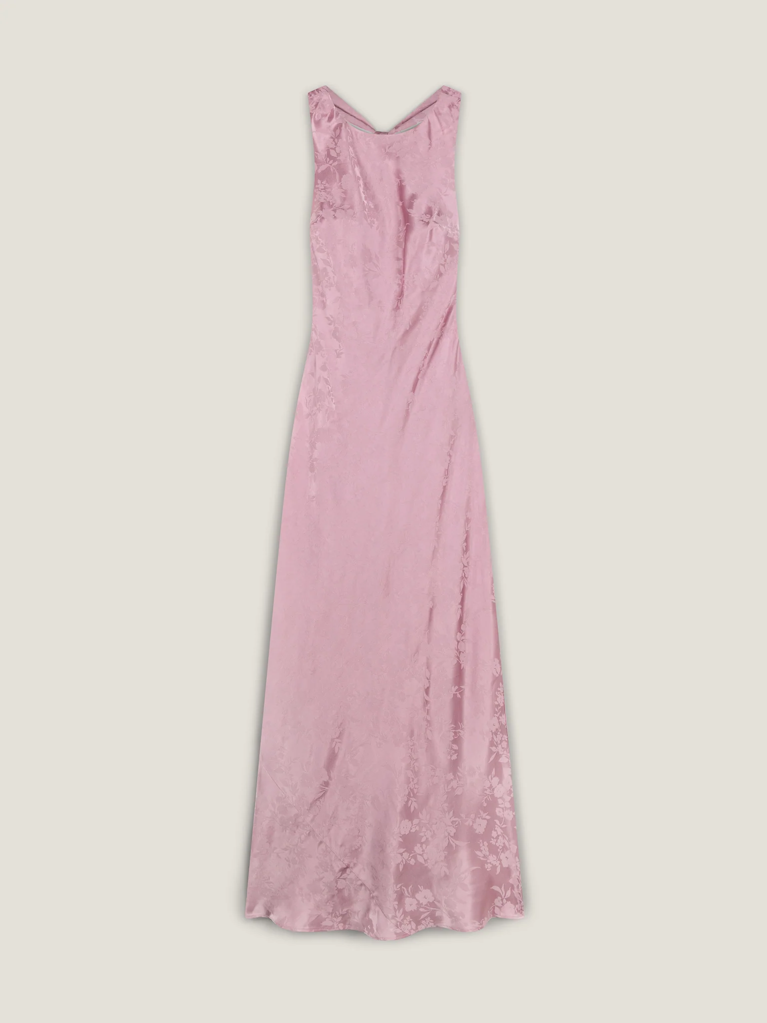 Jai Jacquard Dress in Bleached Mauve - Image 5