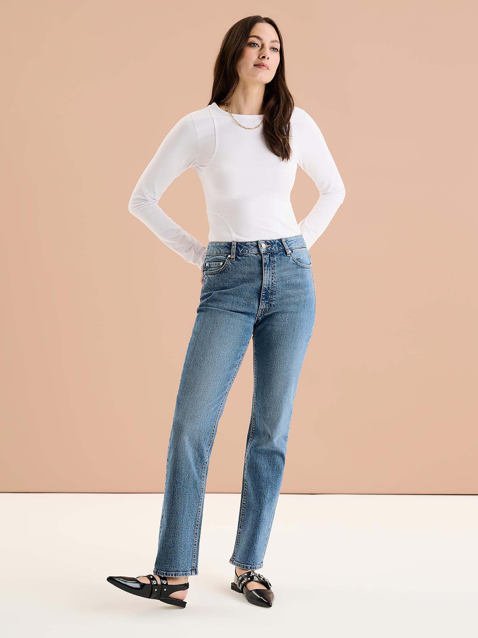 Jana Straight Leg Jean - Image 3