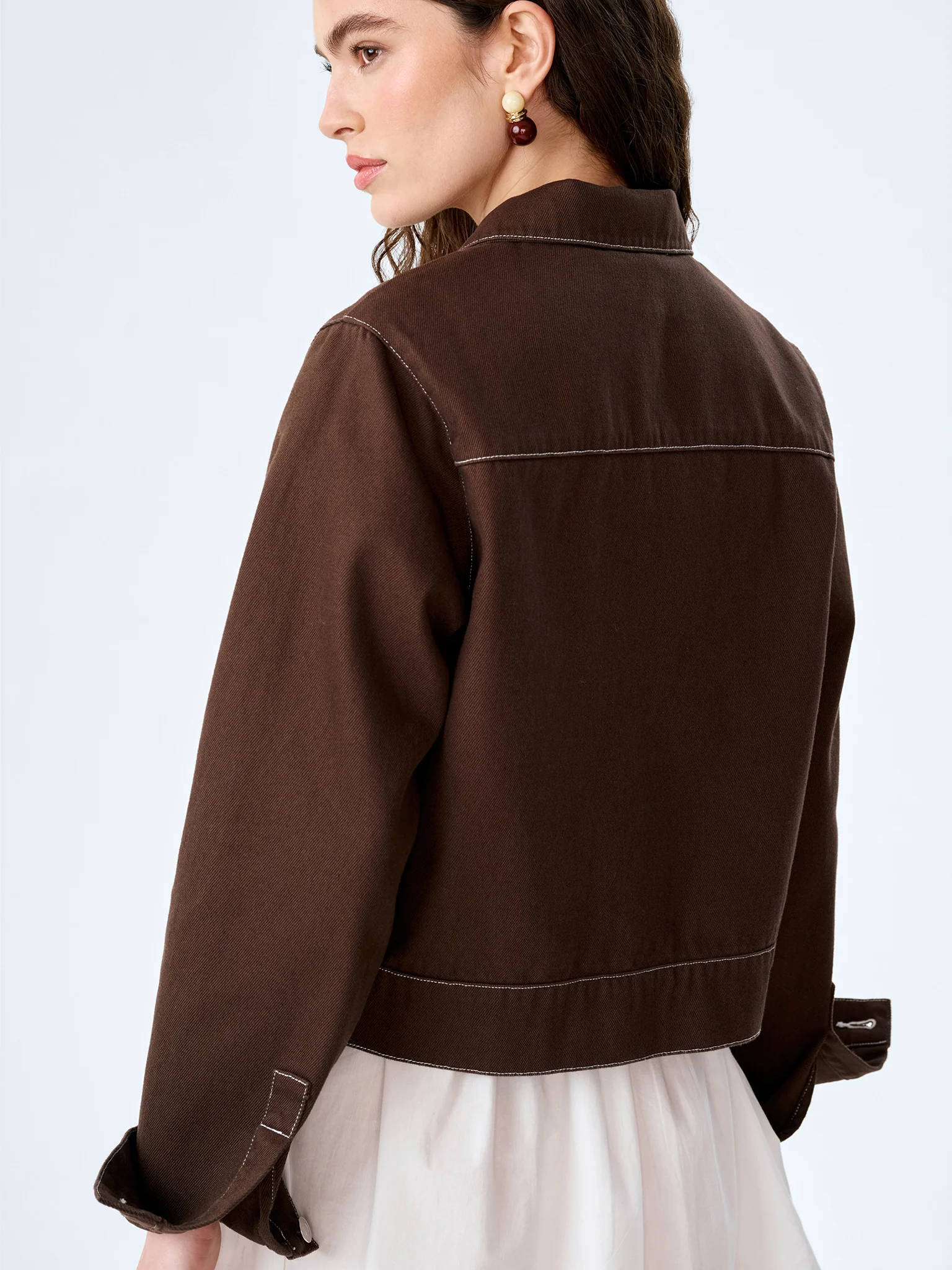Jesse Jacket in Brown - Image 5