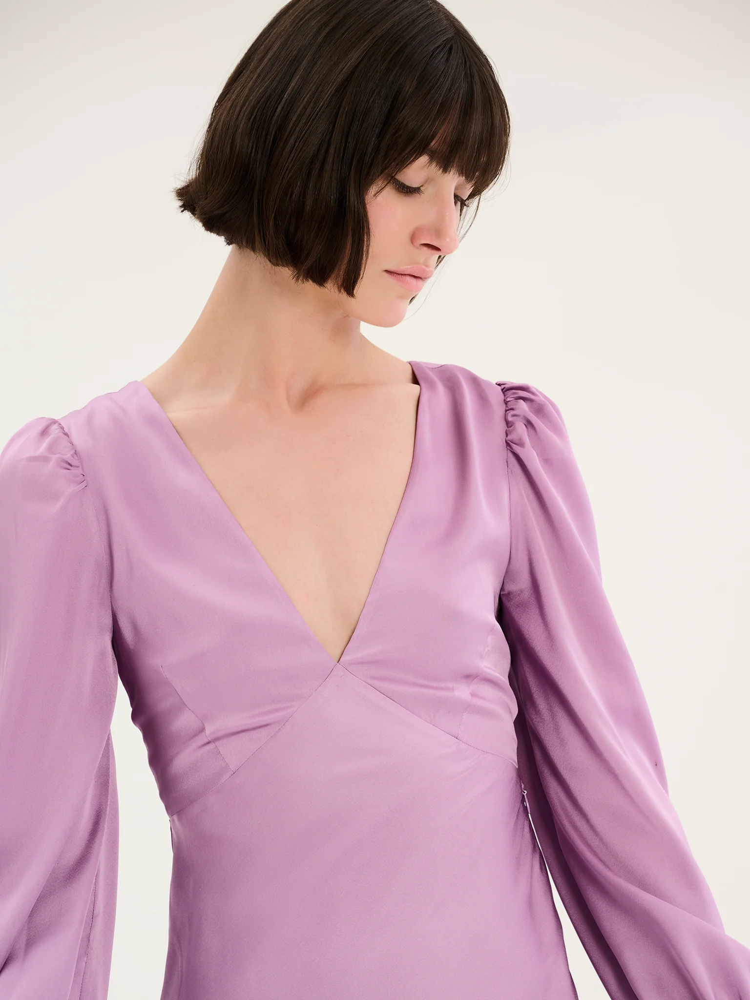 Francoise Dress in Lavender - Image 3