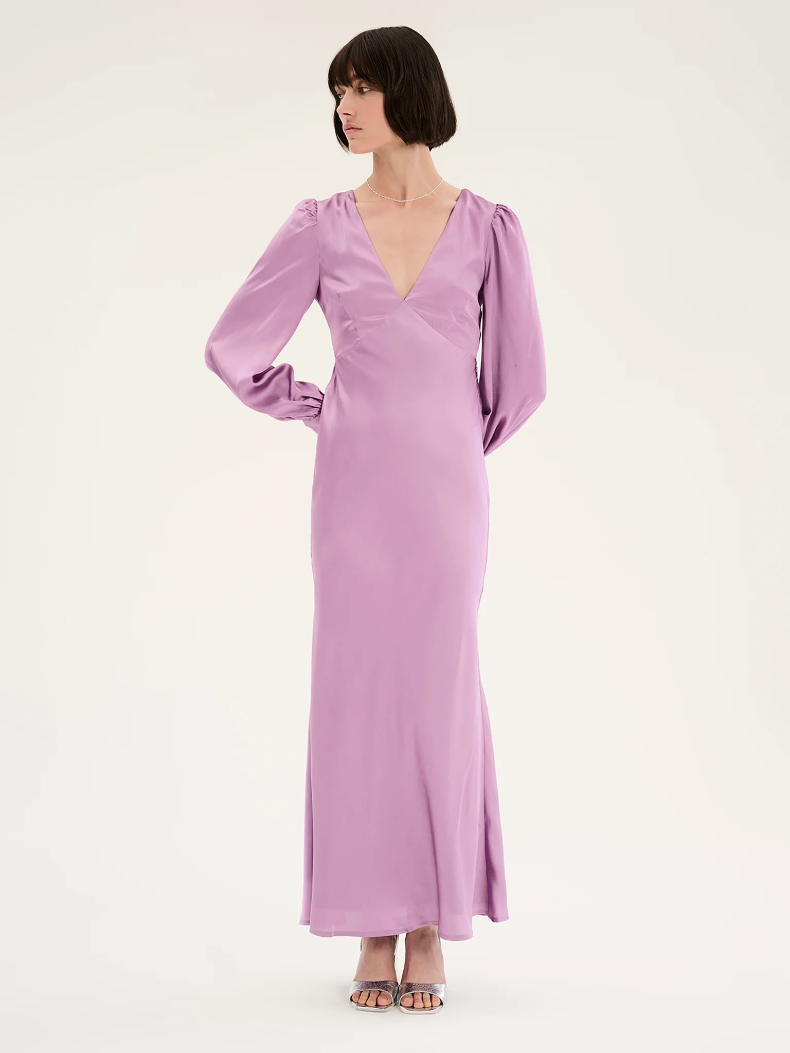 Francoise Dress in Lavender - Image 4