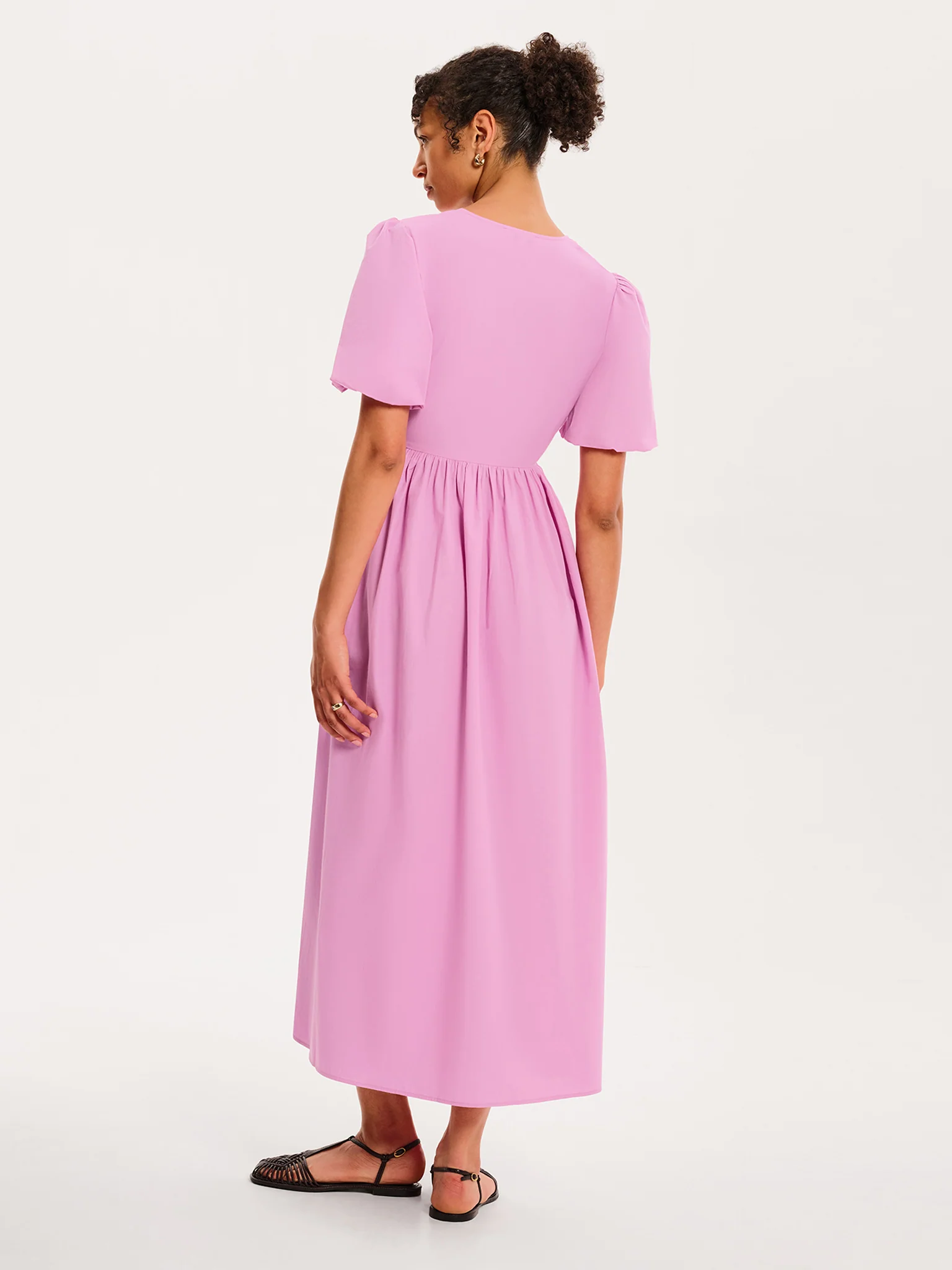 Joy Midi Dress in Lilac - Image 3