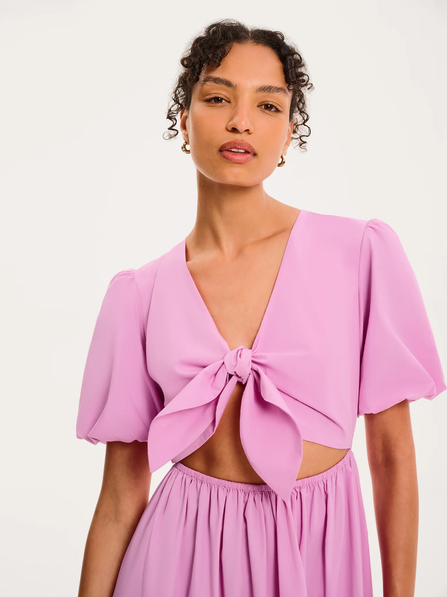 Joy Midi Dress in Lilac - Image 5