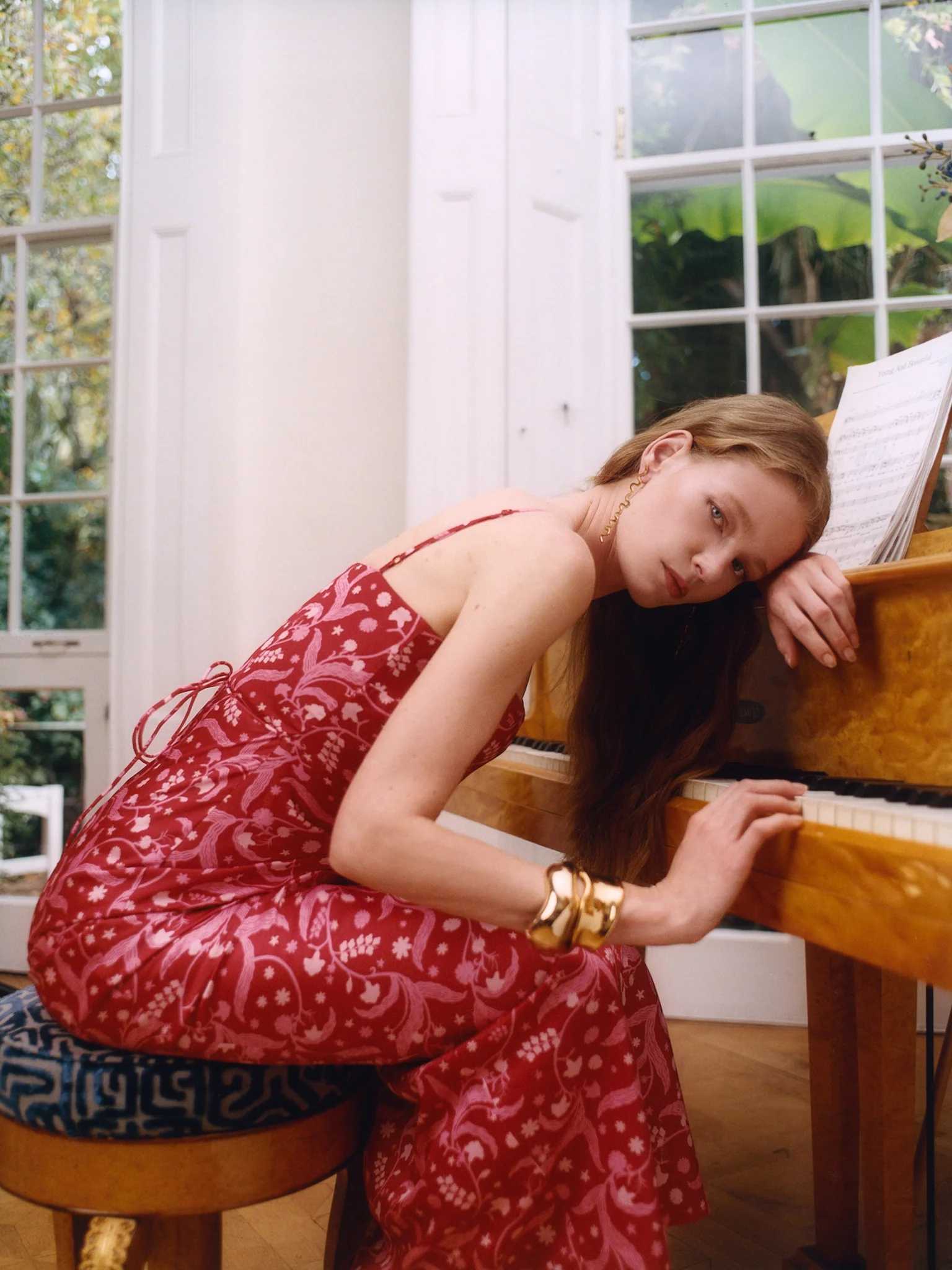 Jules Dress in Red - Image 7