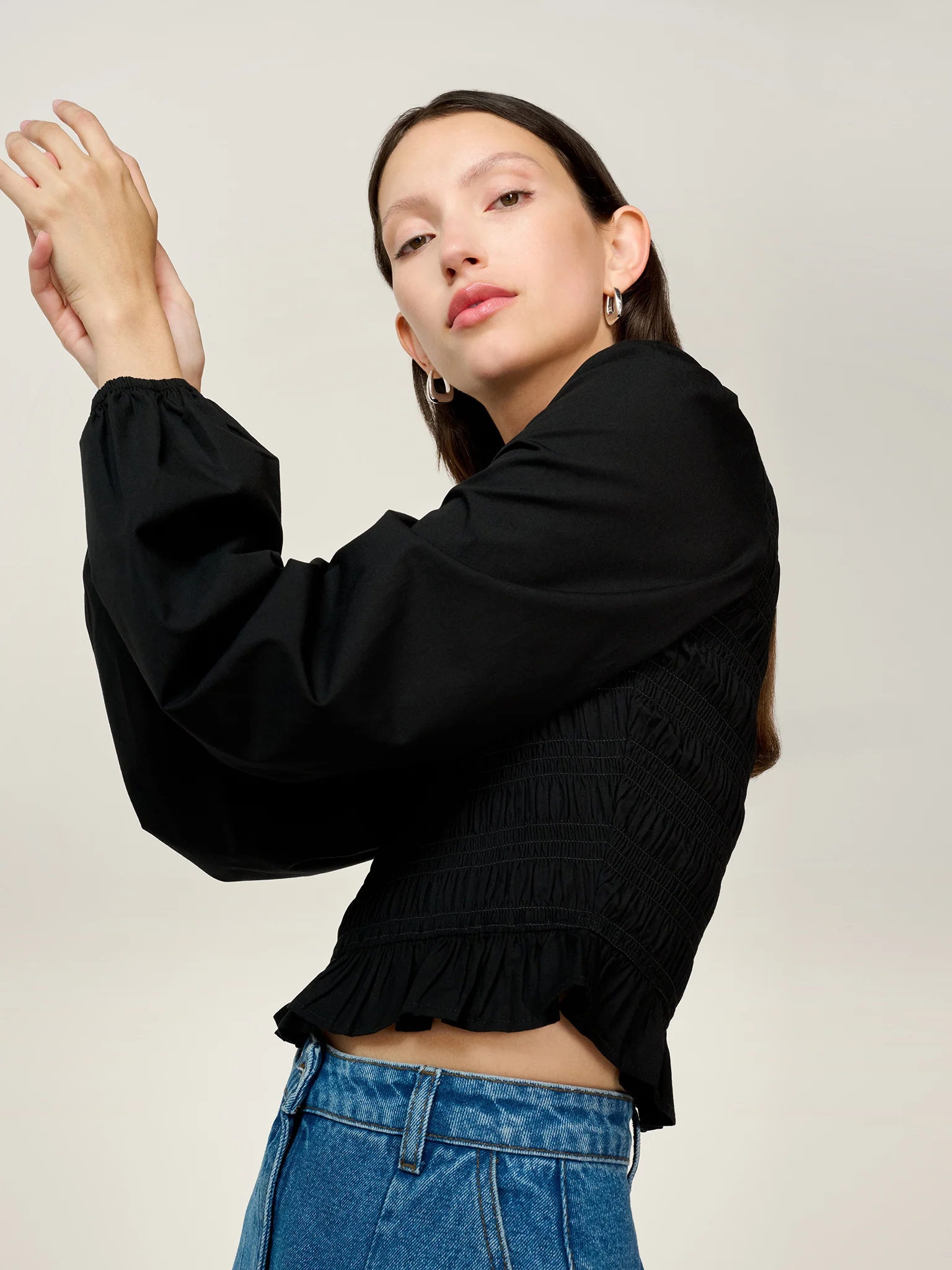 Kaloppe Top in Black - Image 2