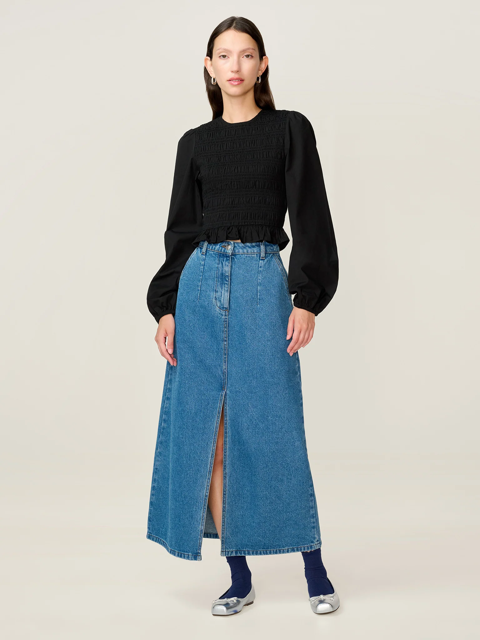 Kaloppe Top in Black - Image 4