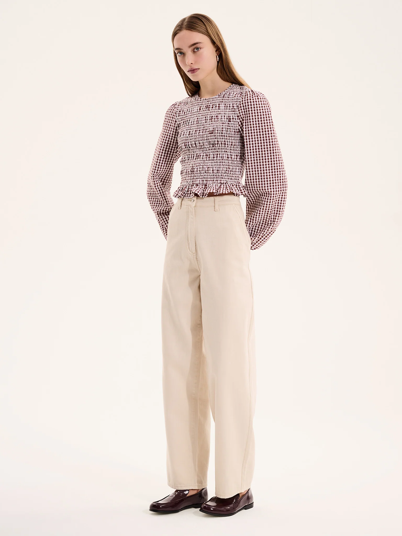 Kaloppe Top in Brown - Image 3