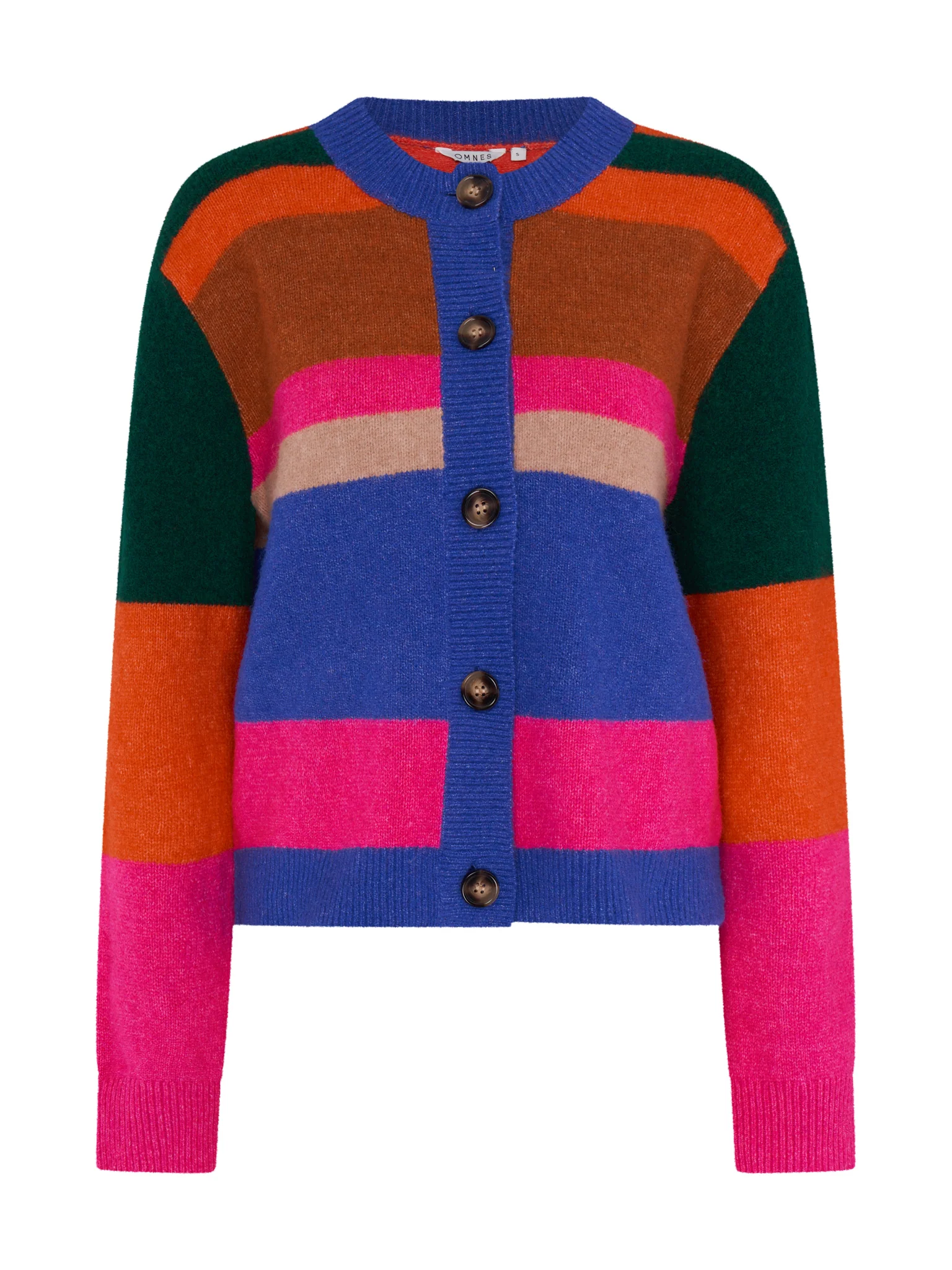 Kamaria Striped Cardigan in Multi - Image 6