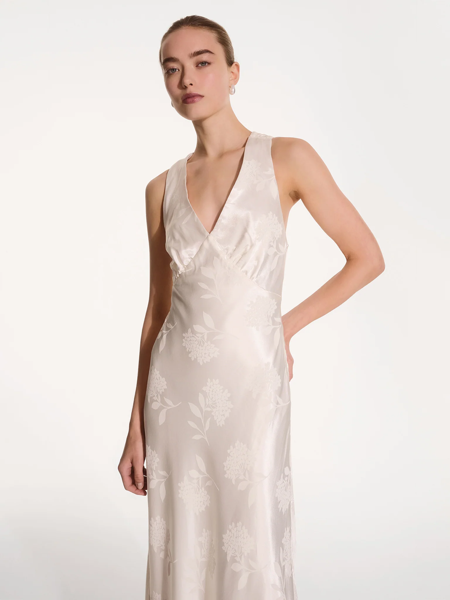 Kew Dress in Ivory - Image 4