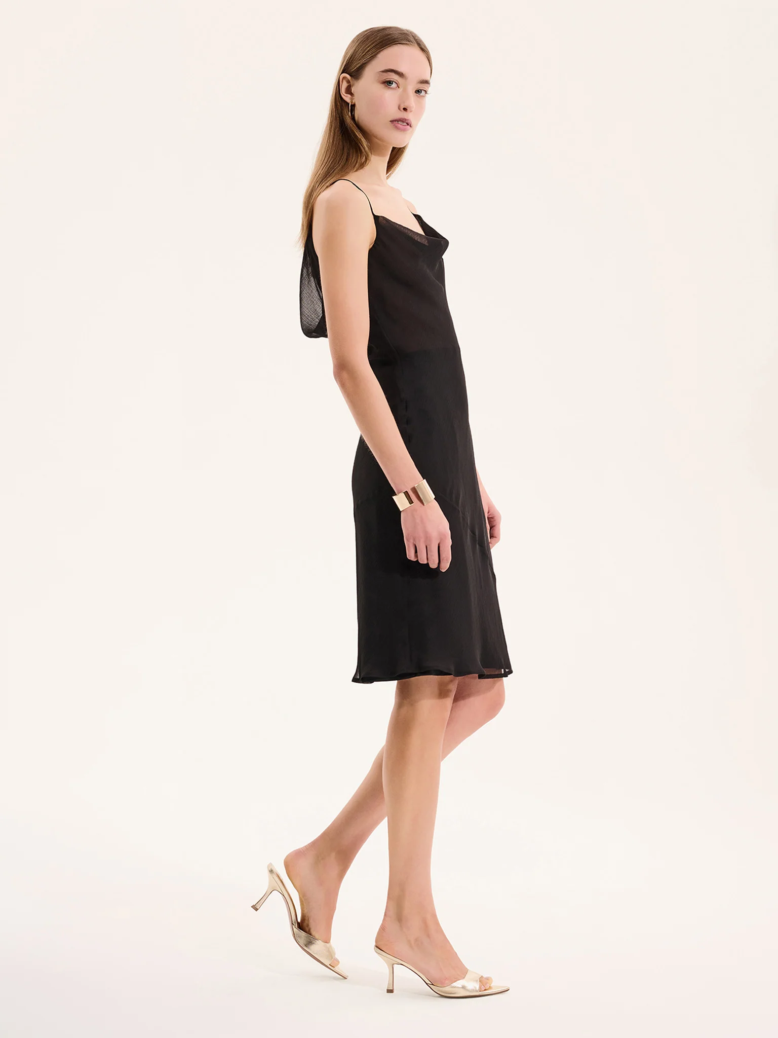 Kiki Mini Dress in Black - Image 3