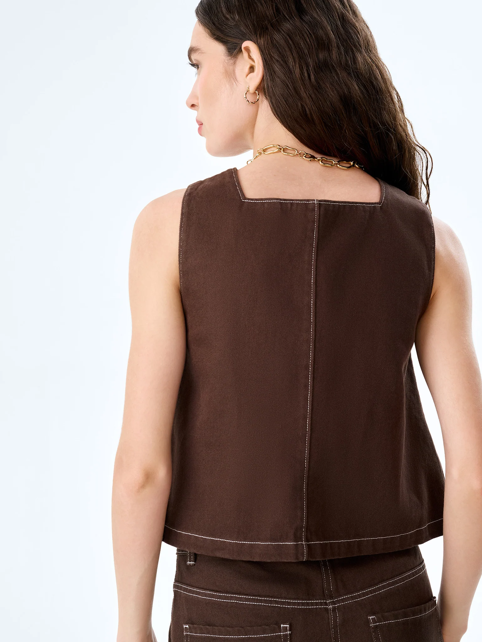 Kiri Top in Chocolate - Image 5