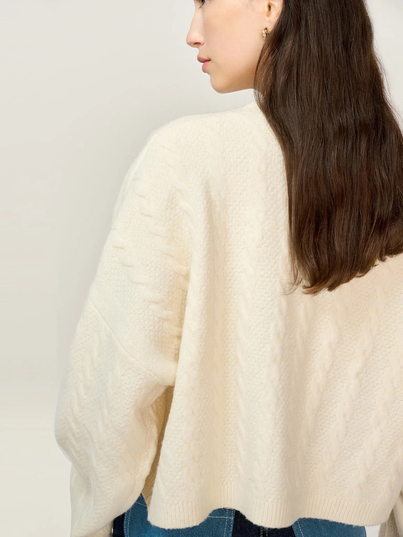 Lenni Cardigan in Cream - Image 6