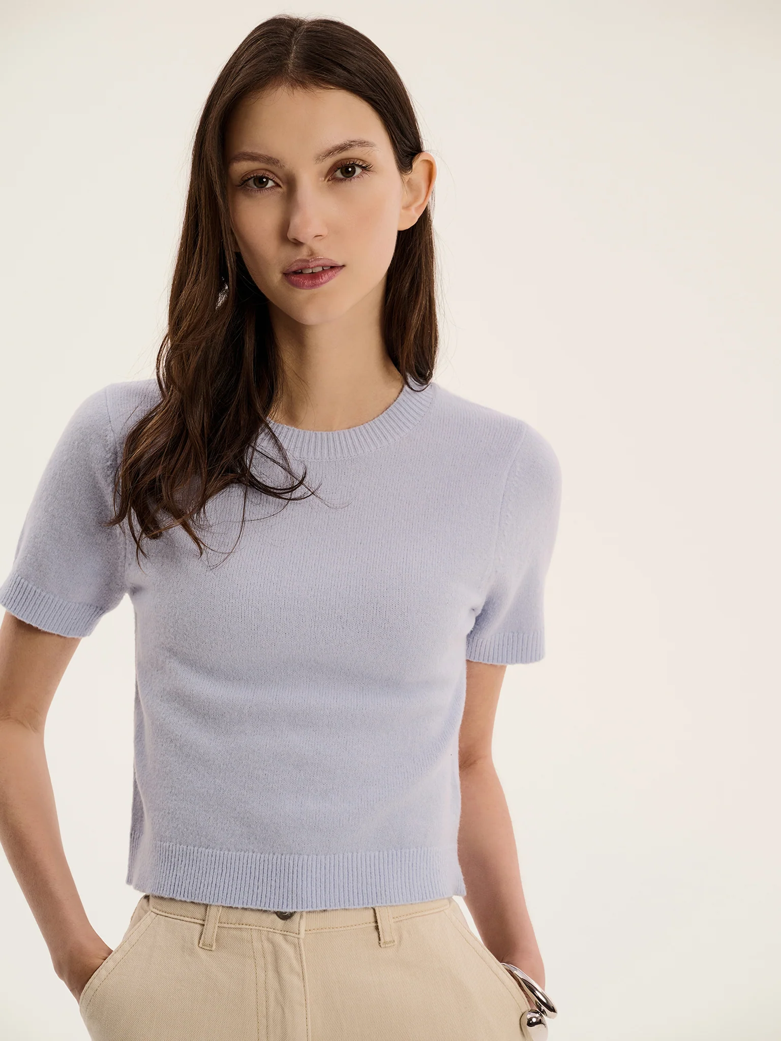 Lexi Top in Light Blue - Image 4