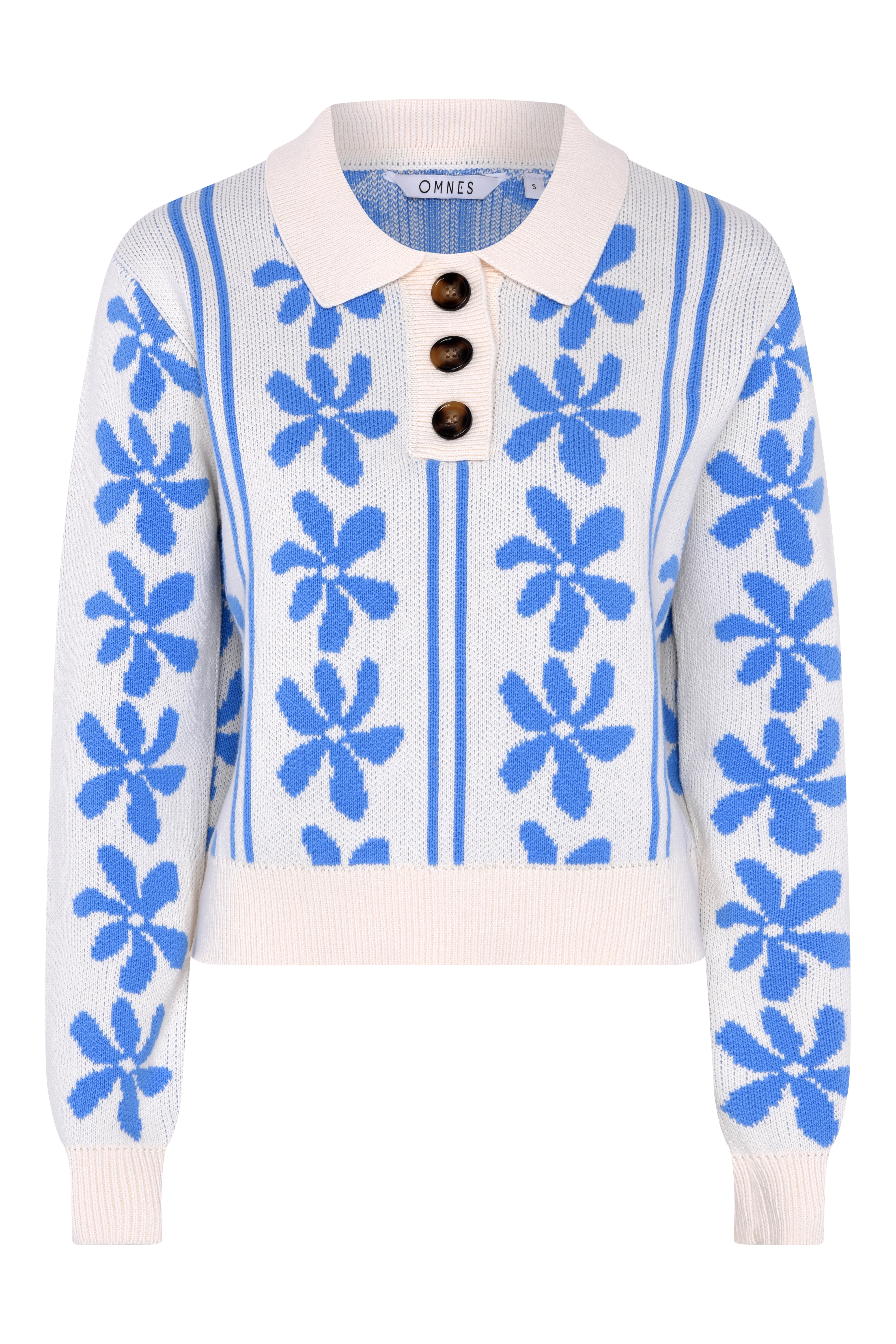 Loren Jumper in Blue and Cream - Image 6