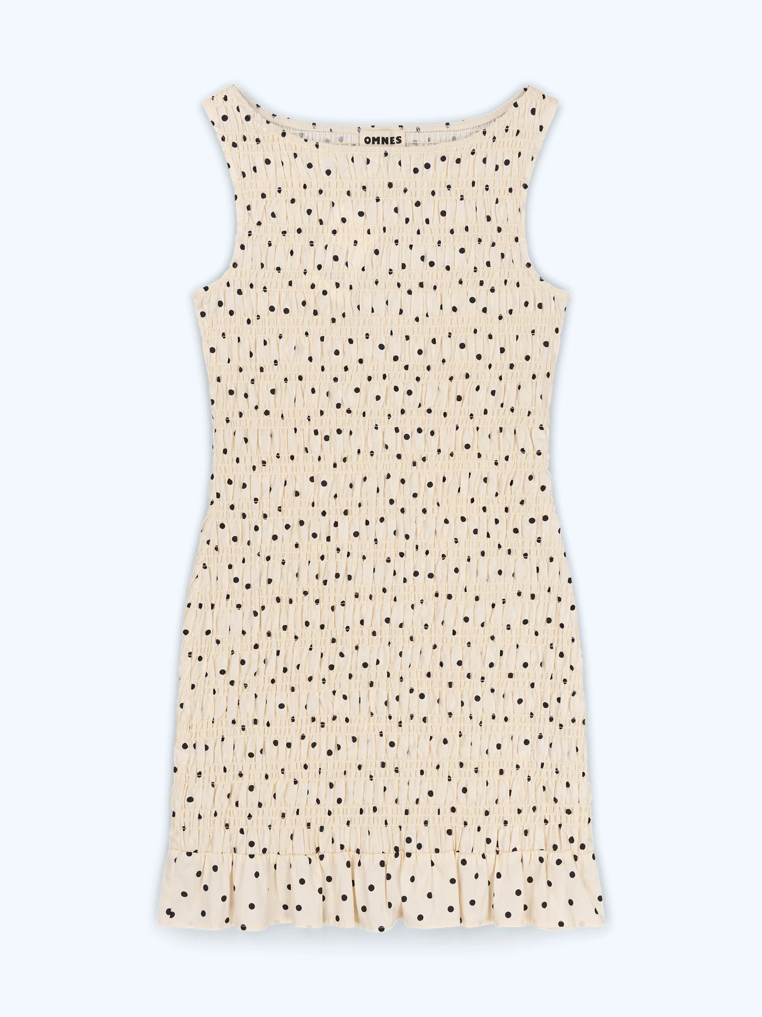 Luann Dress in White Polka Dot - Image 7