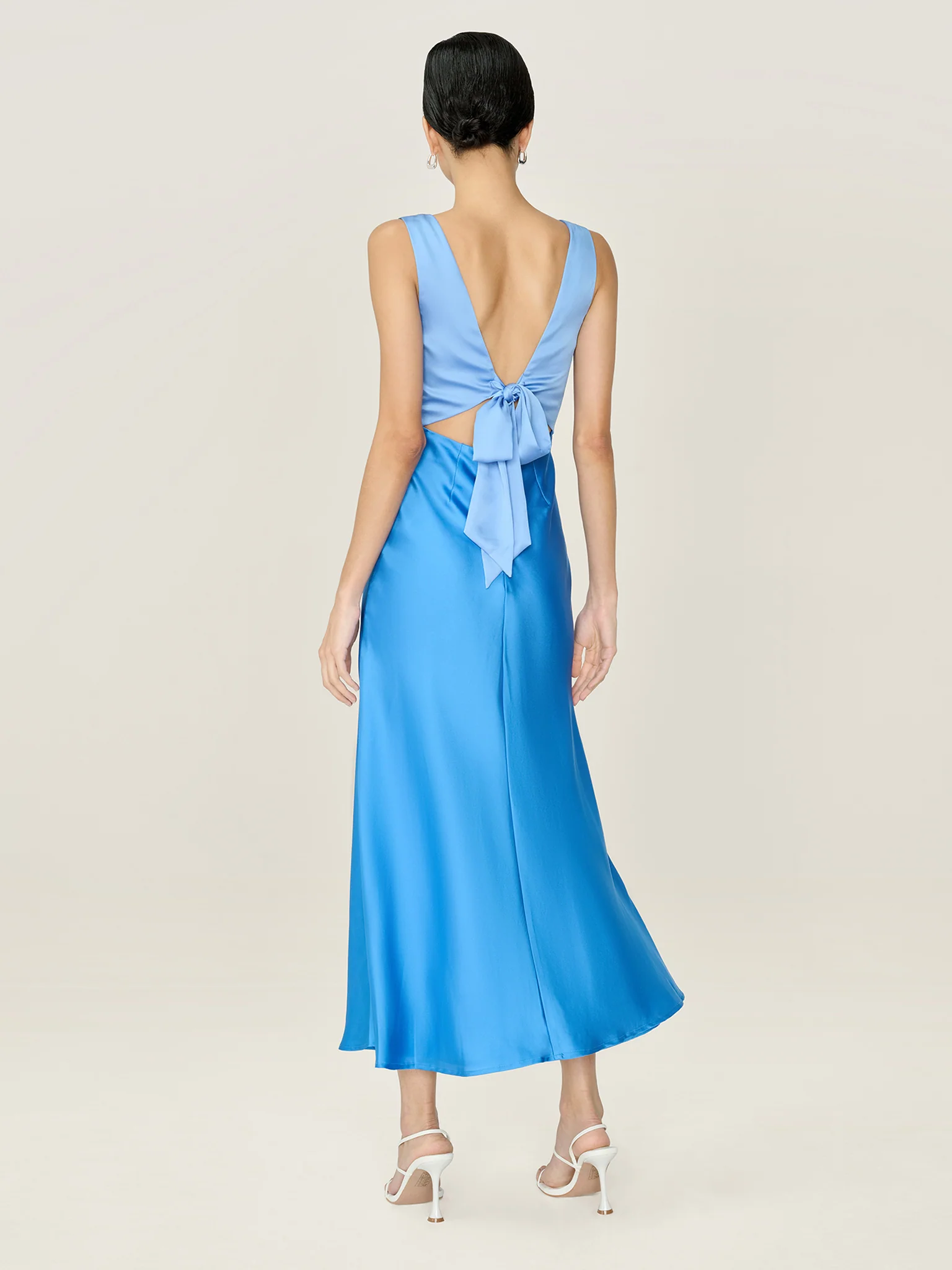 Maggy Dress in Vista Blue and Blue - Image 5