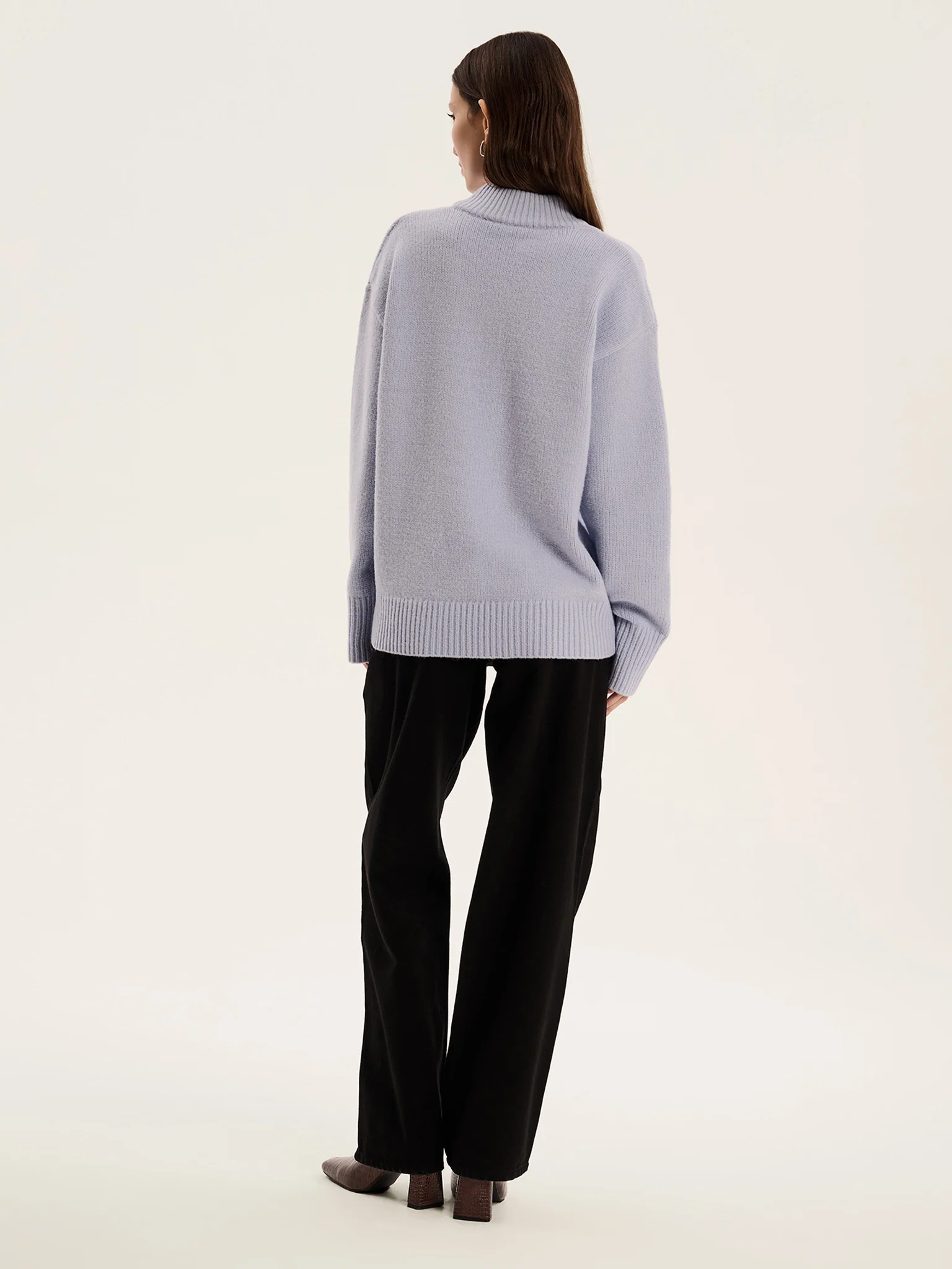 Mandarin Jumper in Light Blue - Image 3