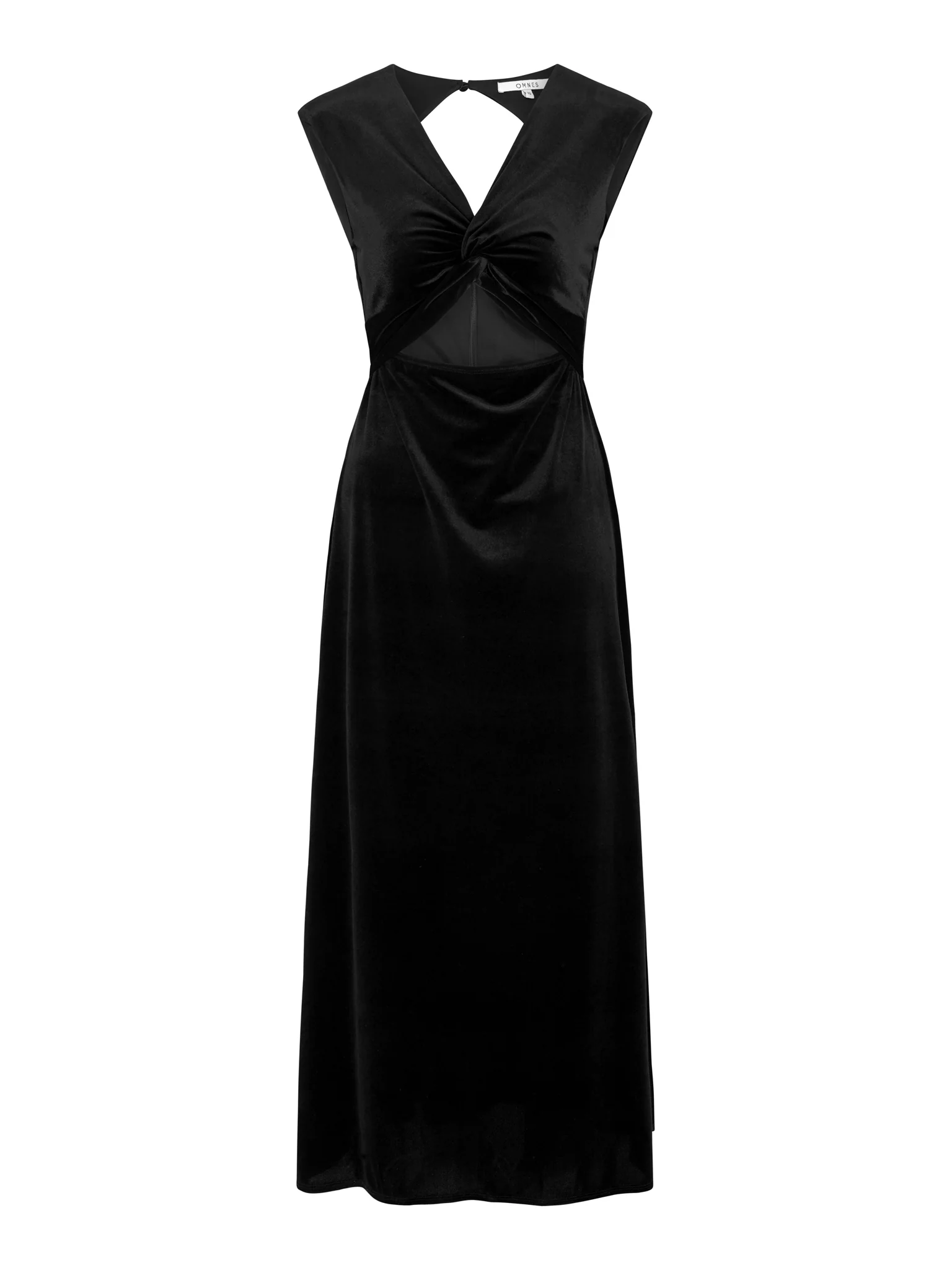 Marin Velvet Dress in Black - Image 6