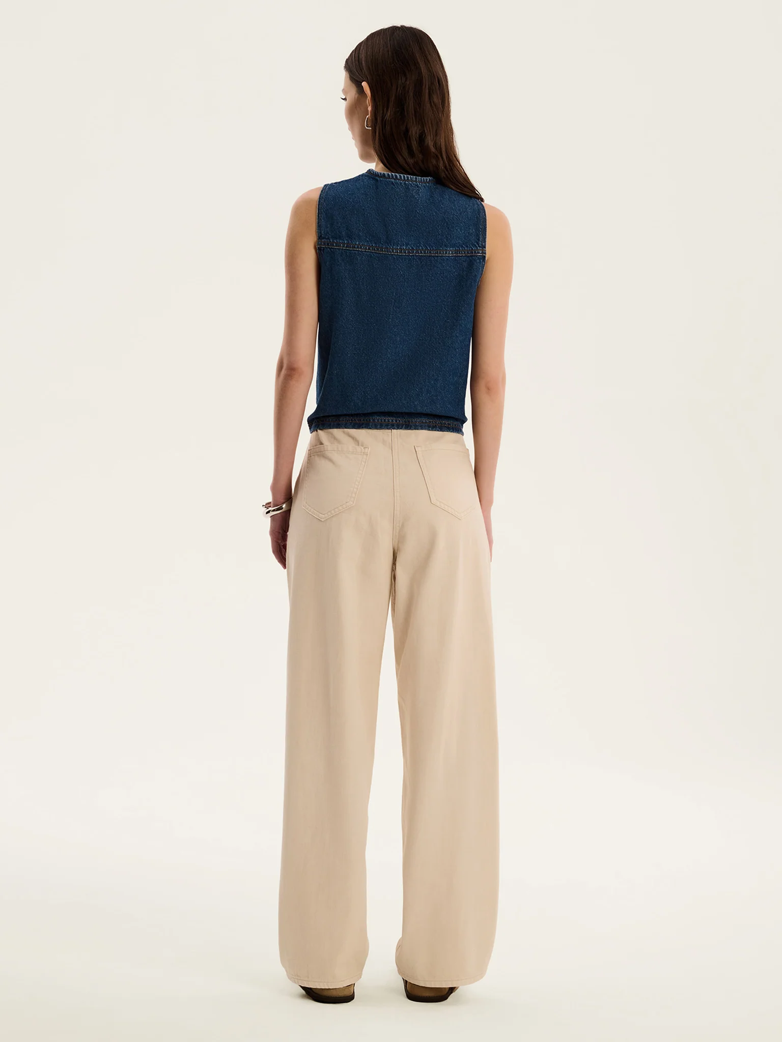 Marlo Jean in Ecru - Image 3