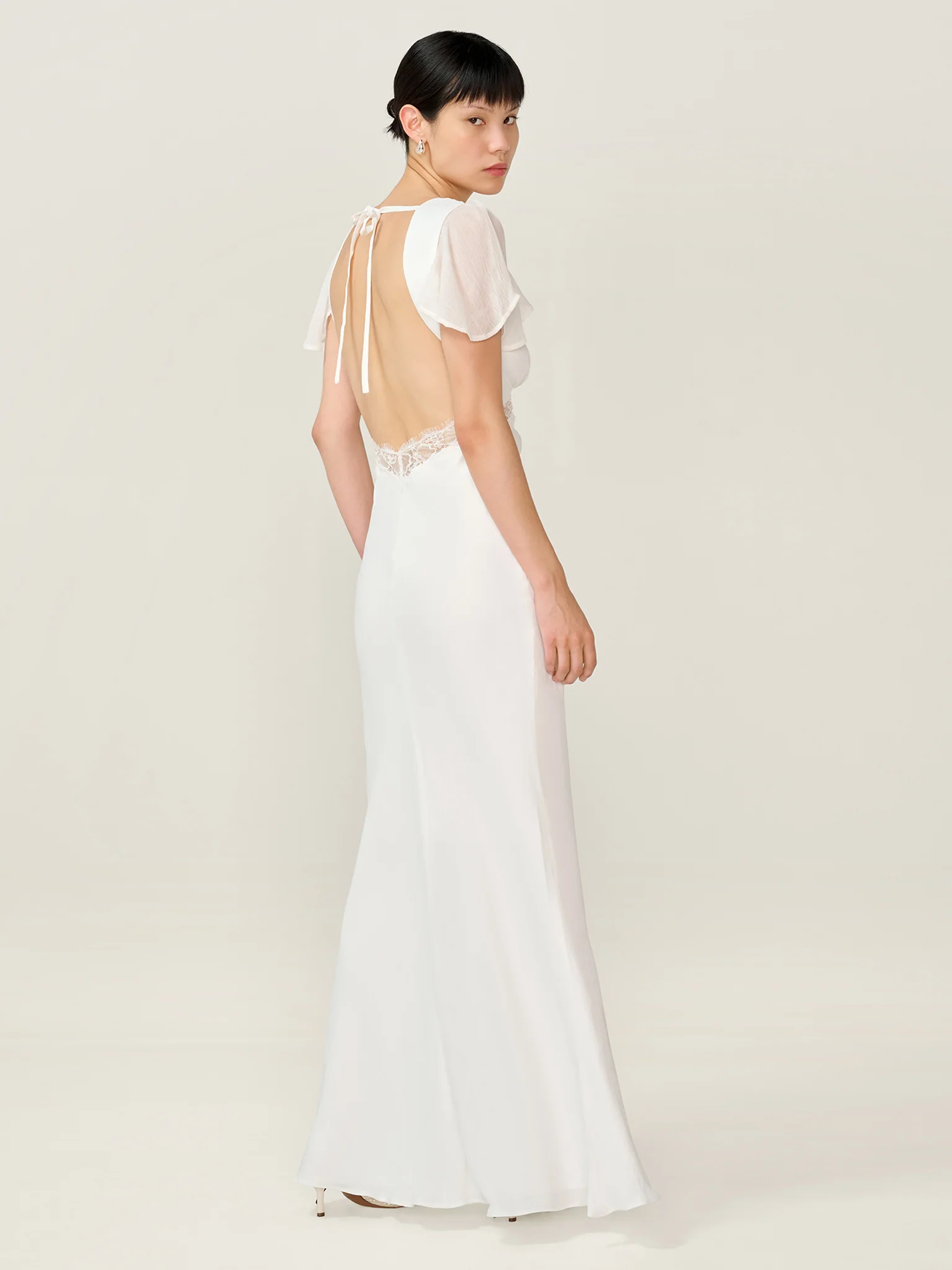 Meadow Dress in Ivory - Image 2