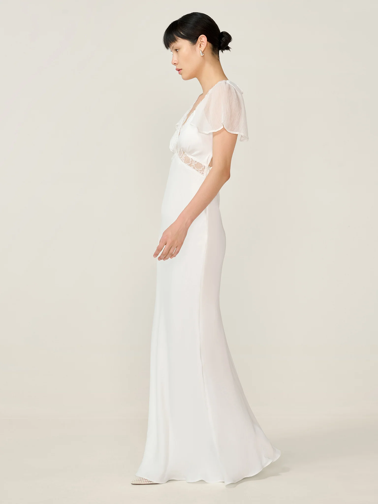 Meadow Dress in Ivory - Image 4