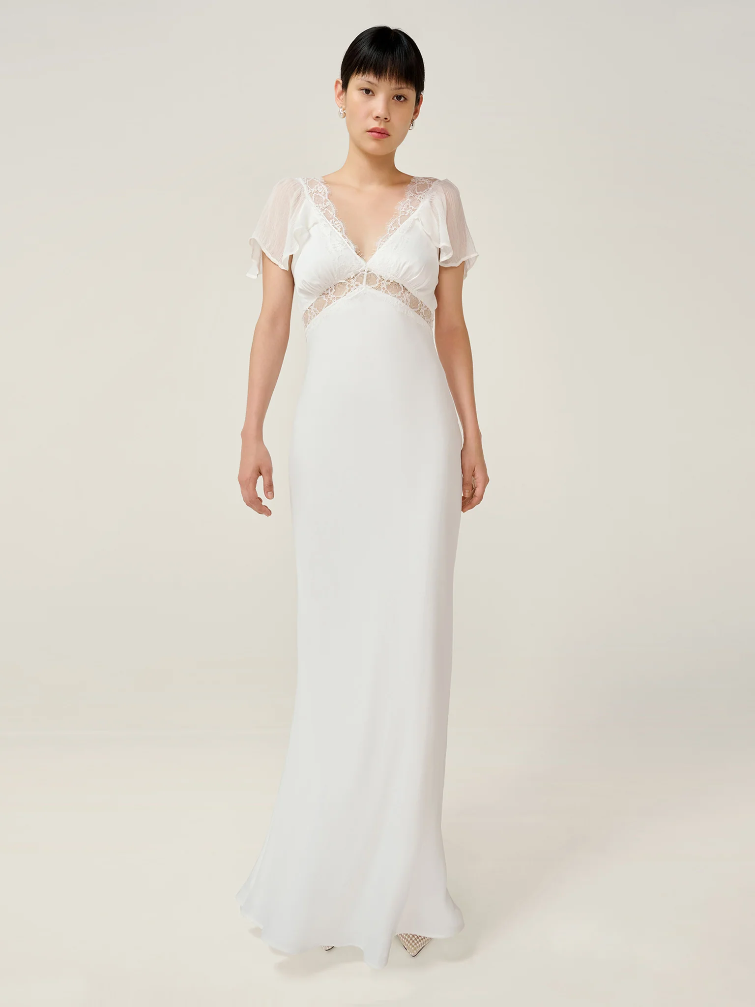 Meadow Dress in Ivory - Image 6