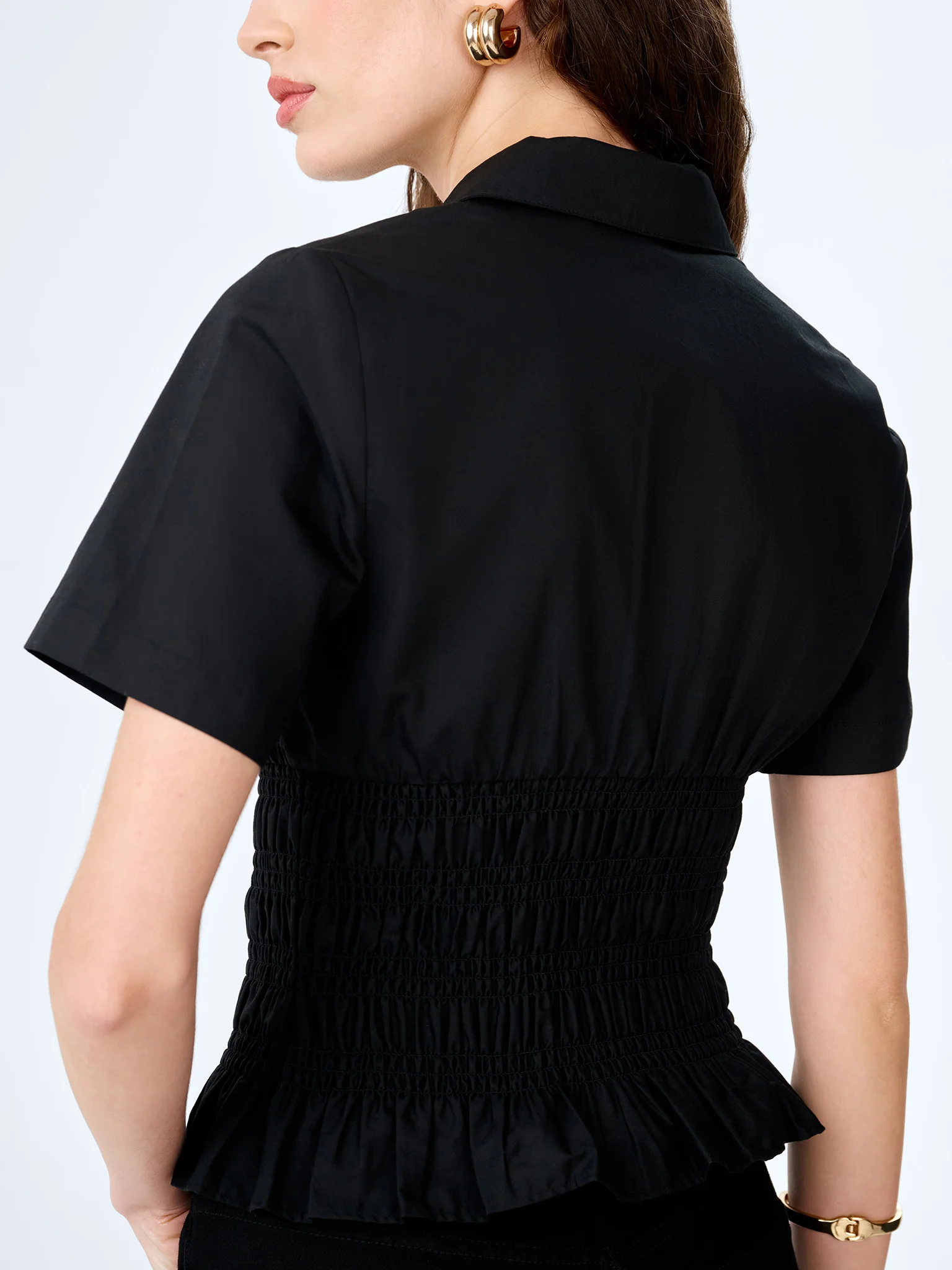 Merida Blouse in Black - Image 5