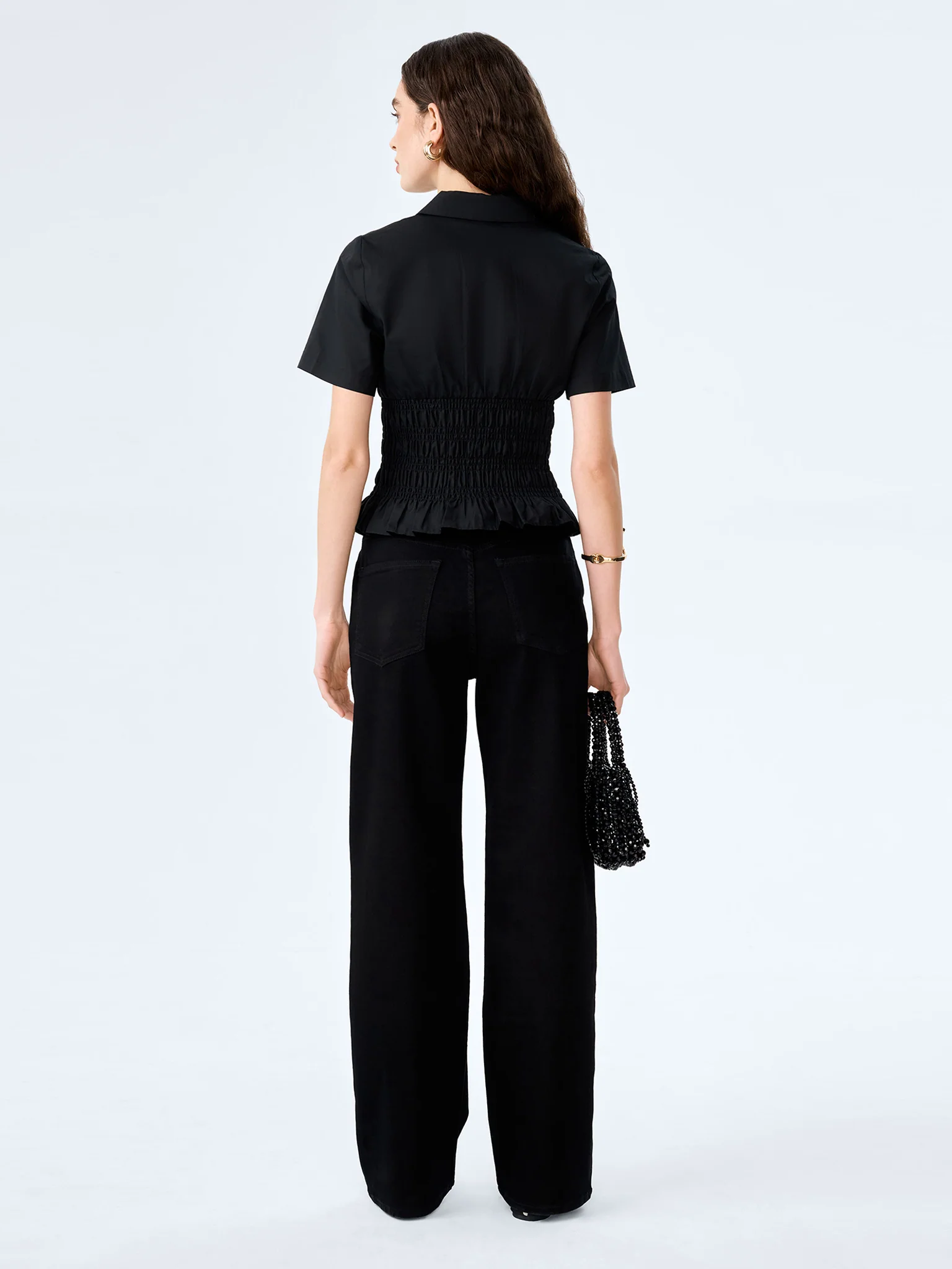 Merida Blouse in Black - Image 6