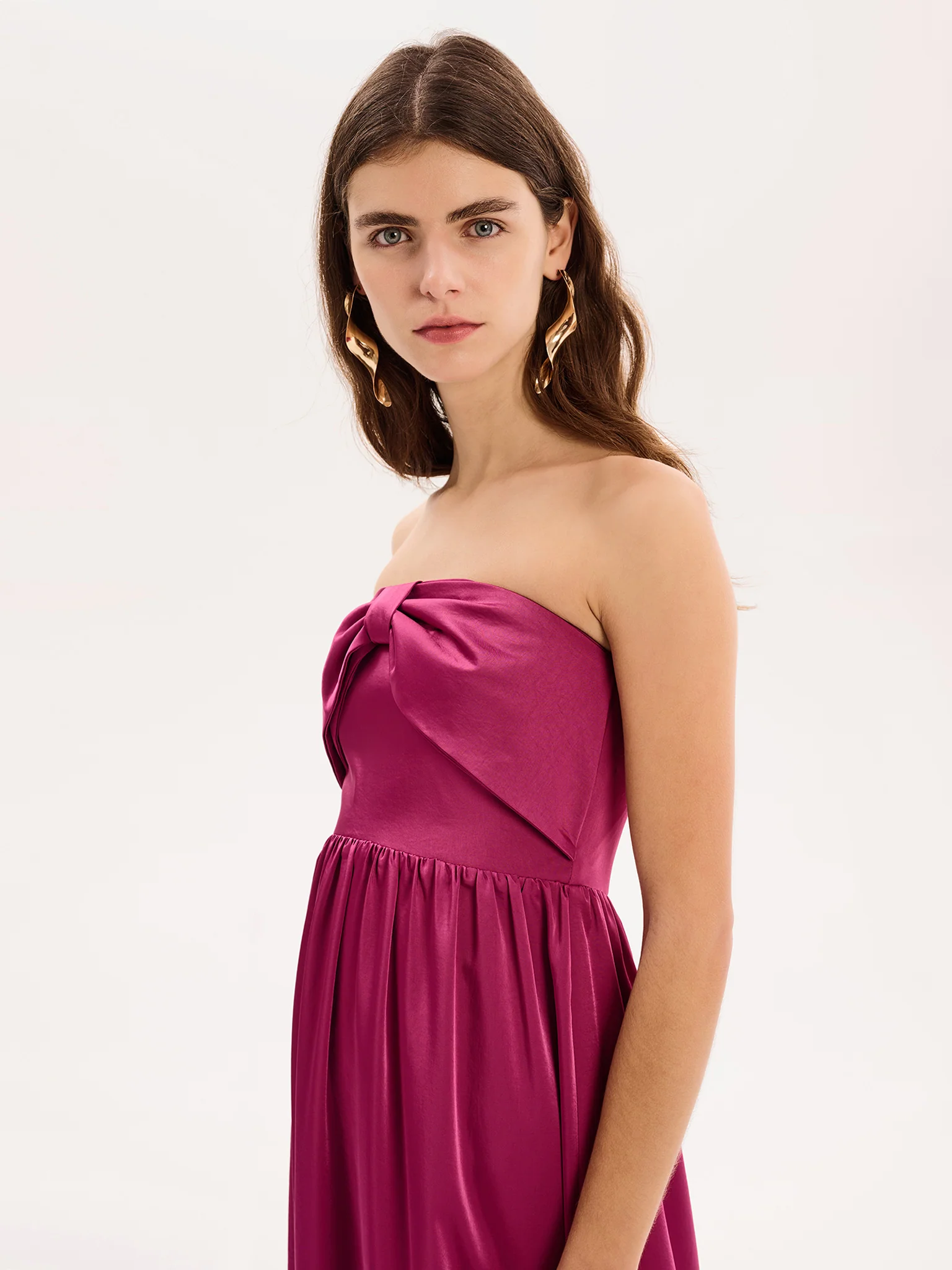 Millie Dress in Magenta - Image 4