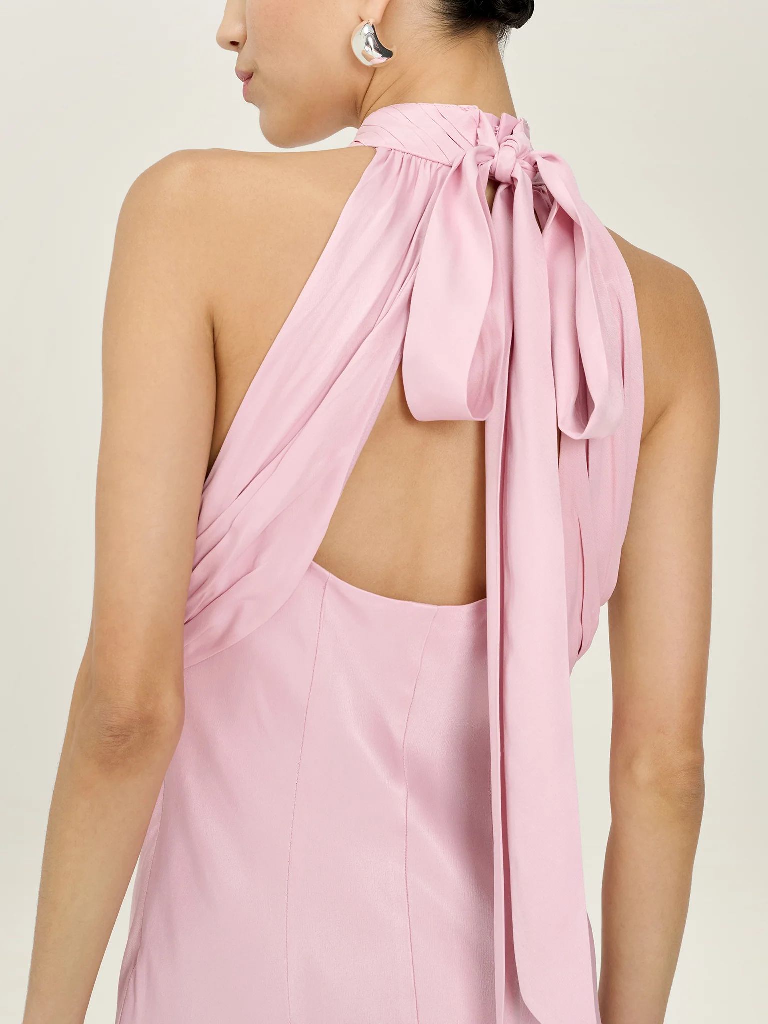 Milos Dress in Bleached Mauve - Image 2