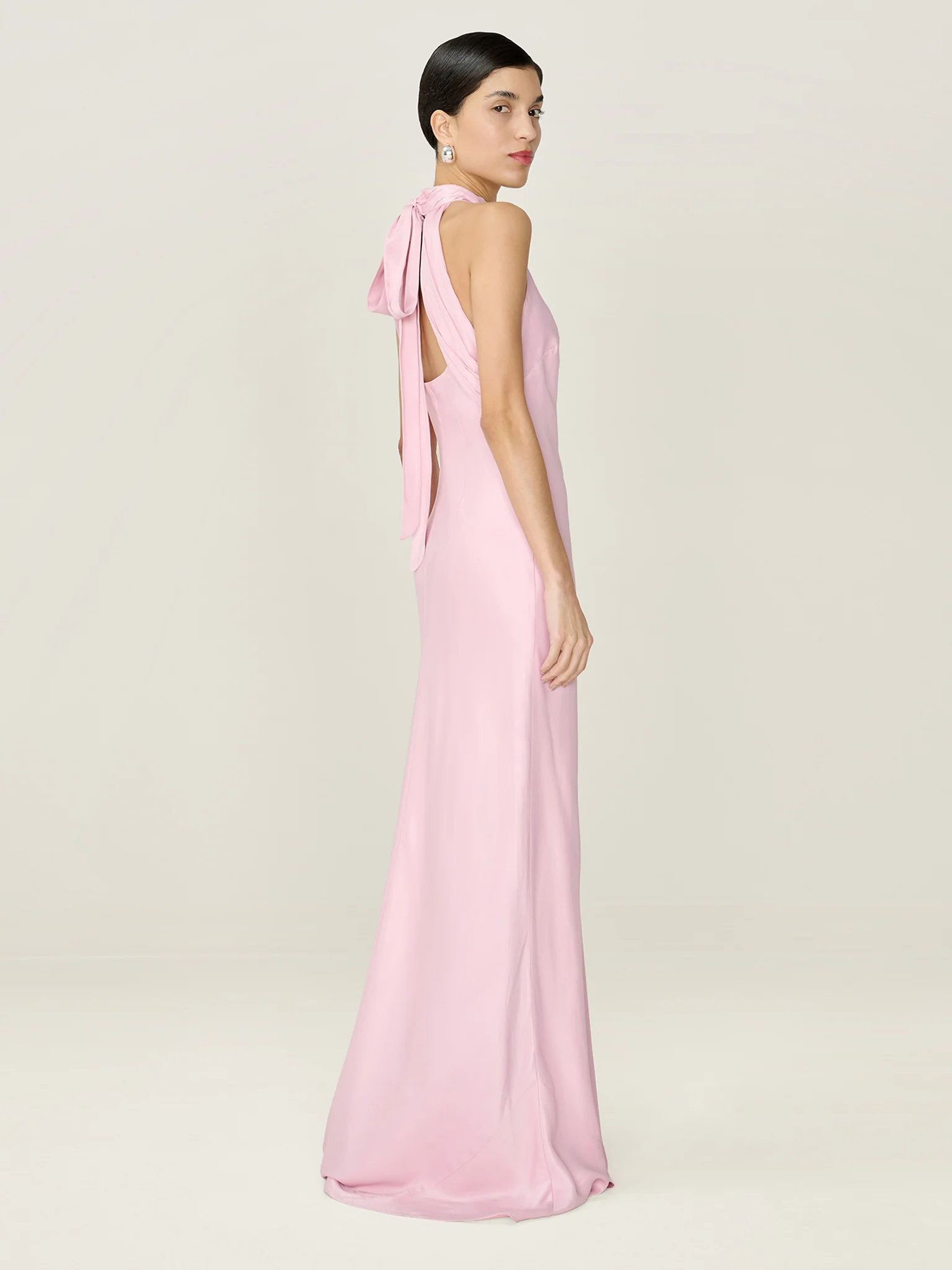 Milos Dress in Bleached Mauve - Image 3