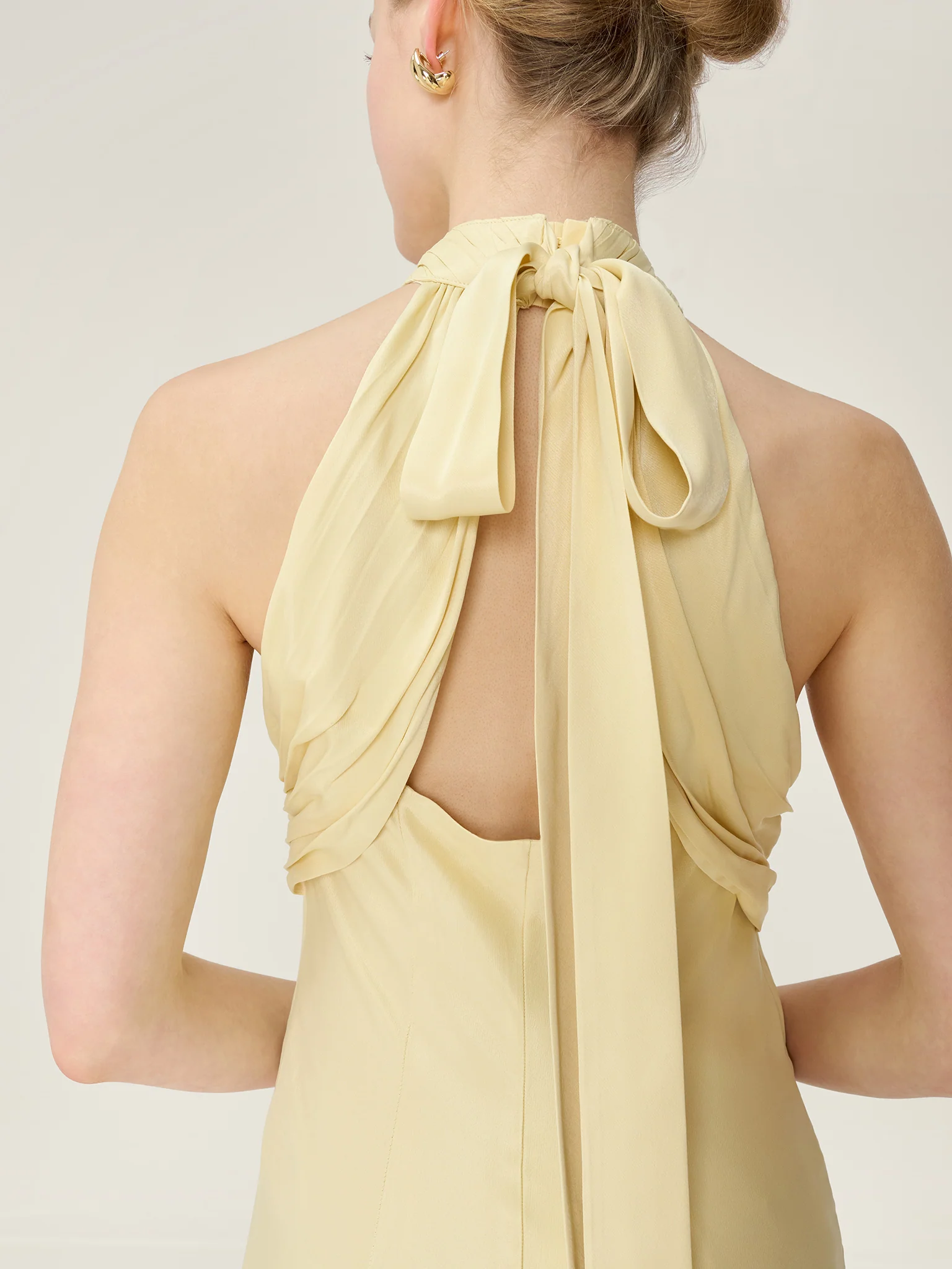 Milos Dress in Double Cream - Image 2