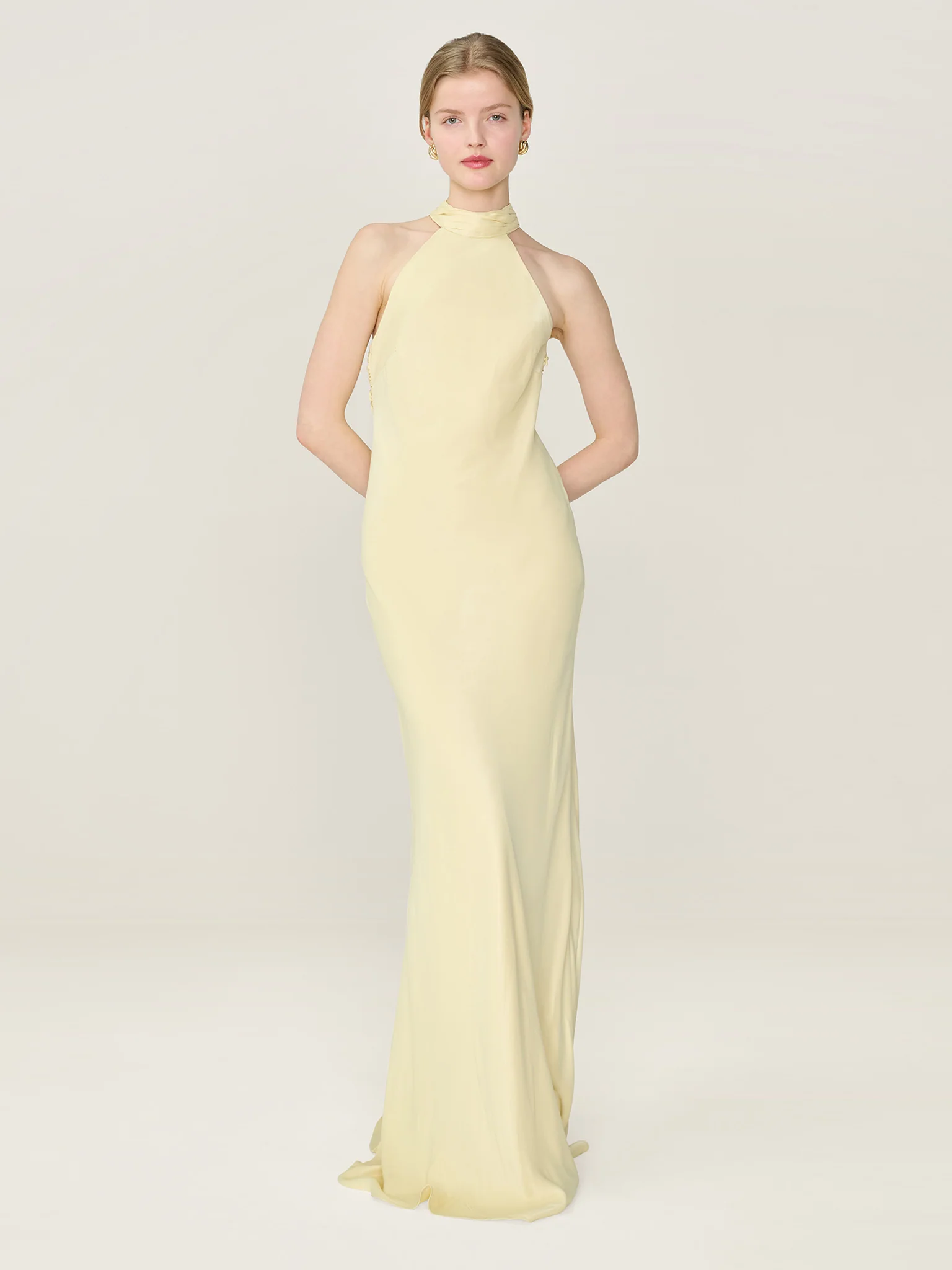 Milos Dress in Double Cream - Image 3