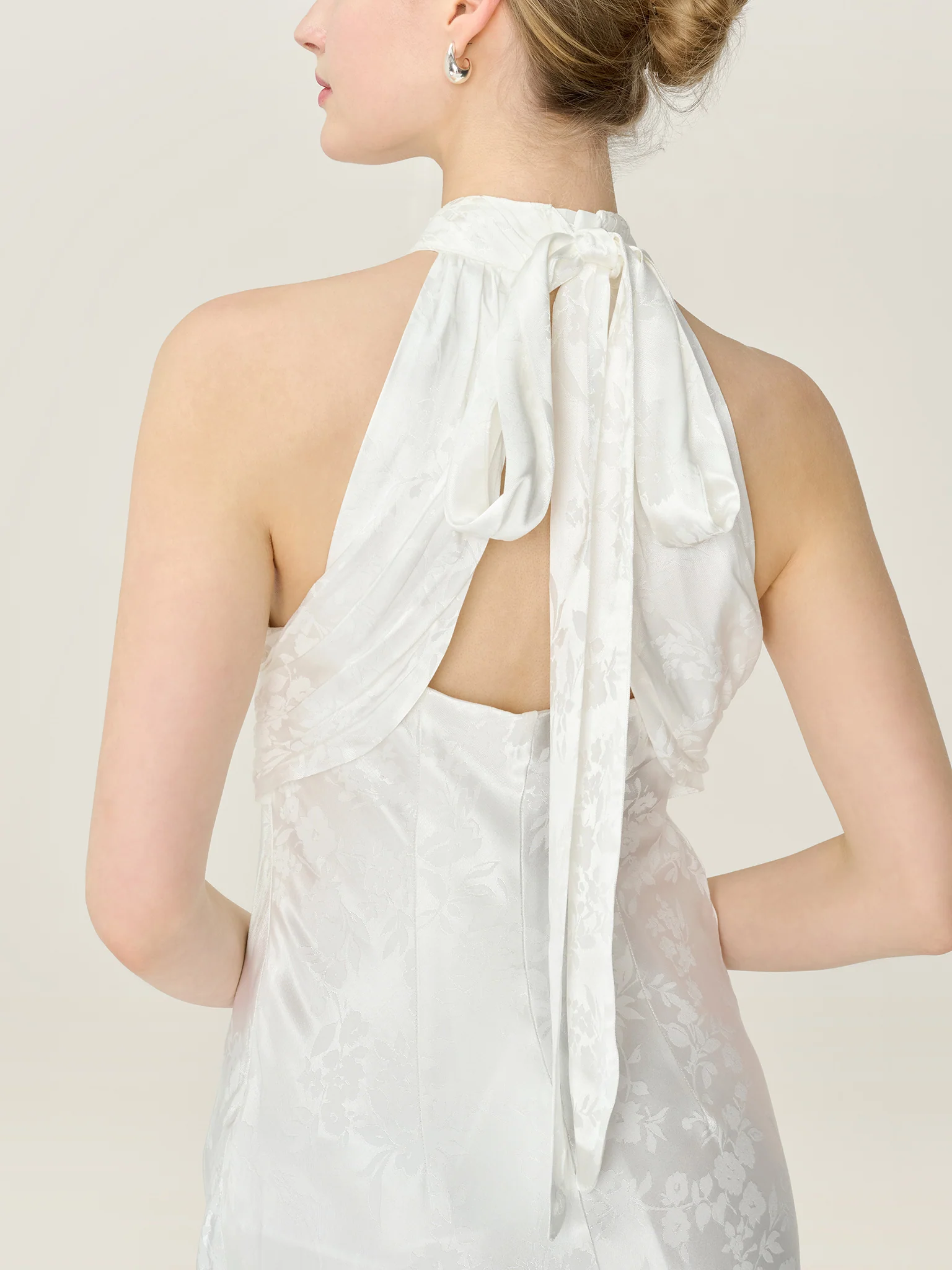 Milos Dress in Ivory - Image 2