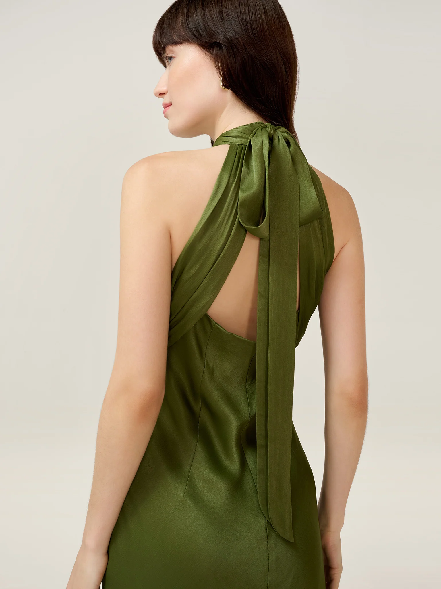 Milos Dress in Pear Green - Image 2