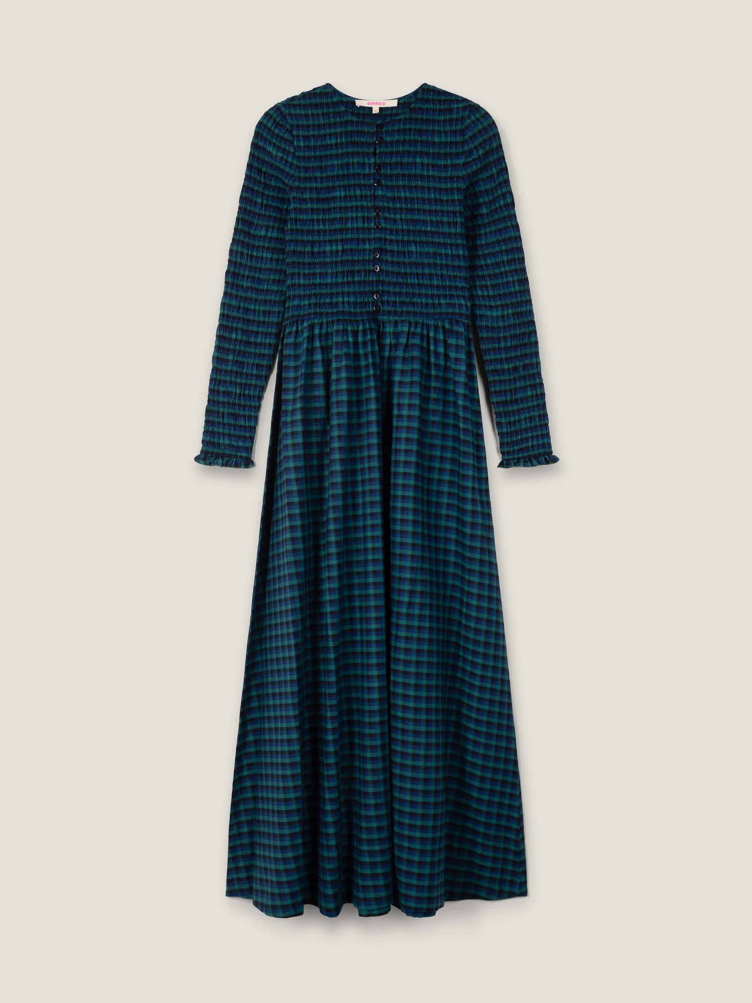 Mina Dress in Blue and Green - Image 7