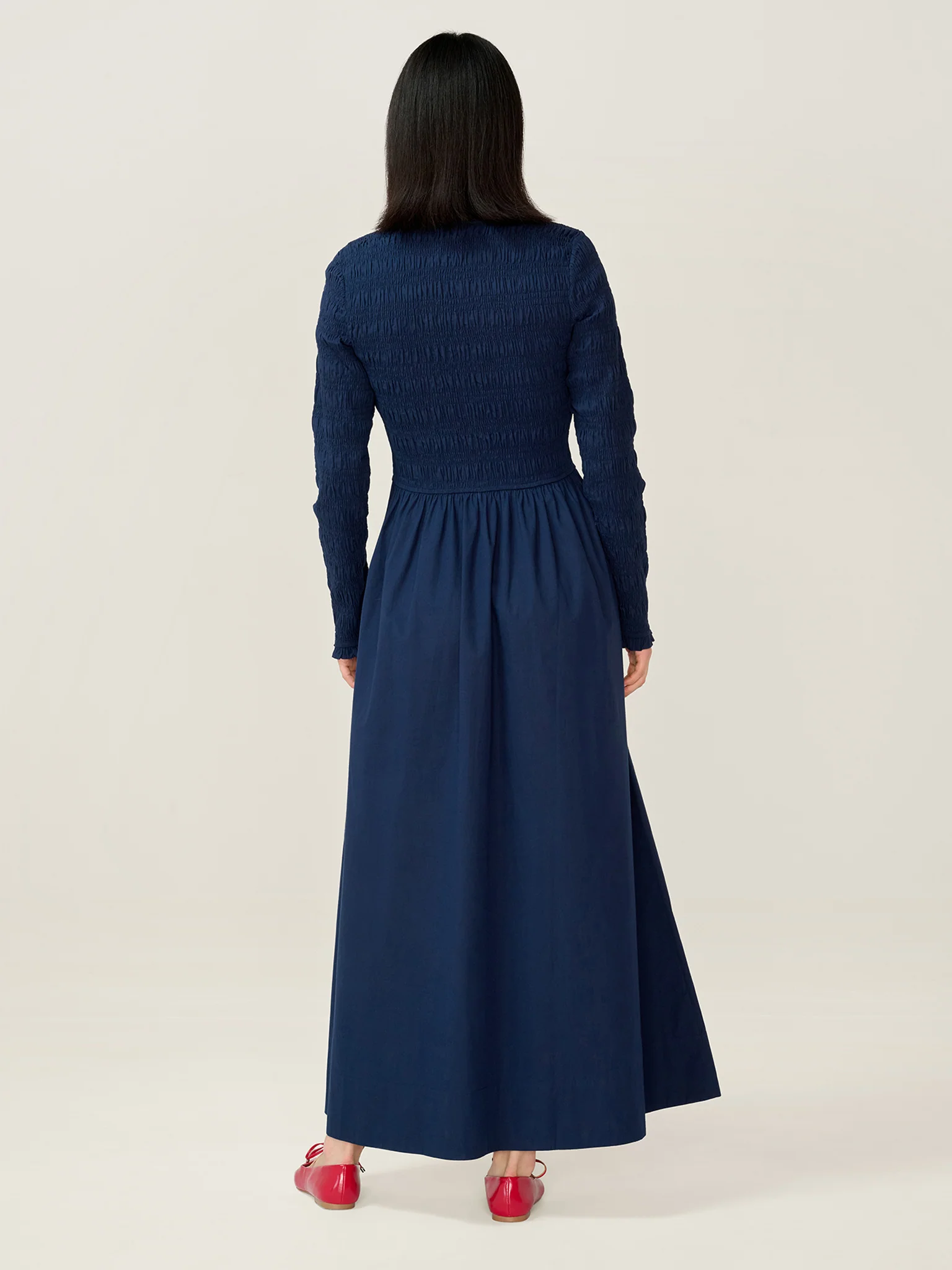 Mina Dress in Navy - Image 5