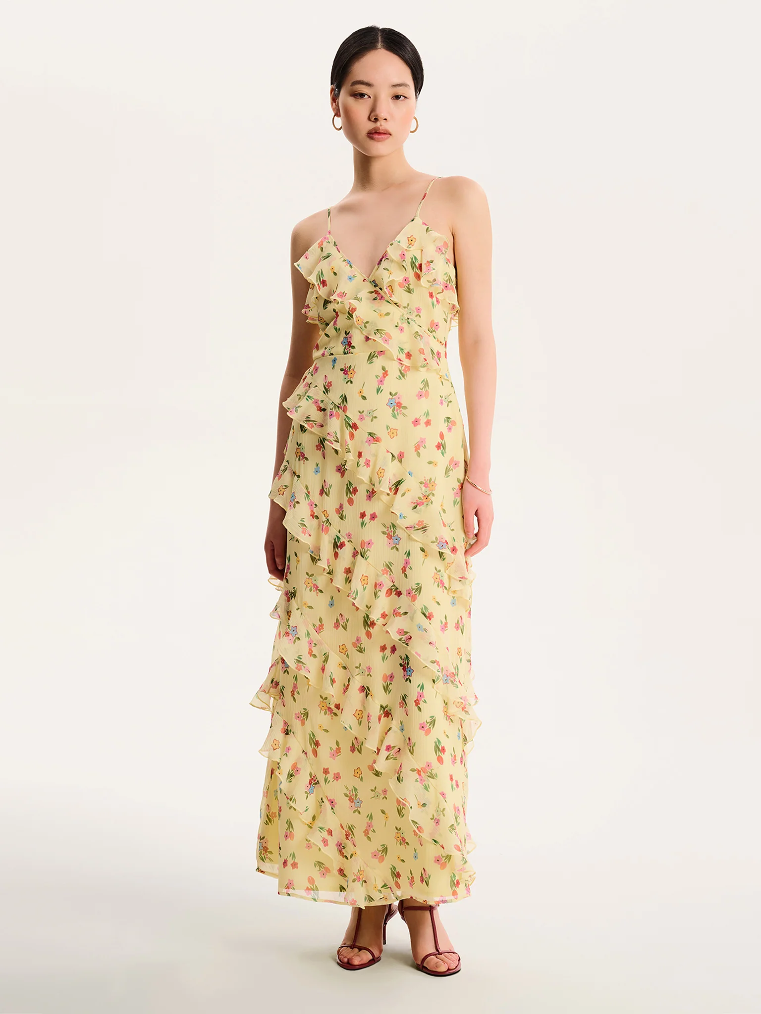 Missy Dress in Floral Yellow - Image 4
