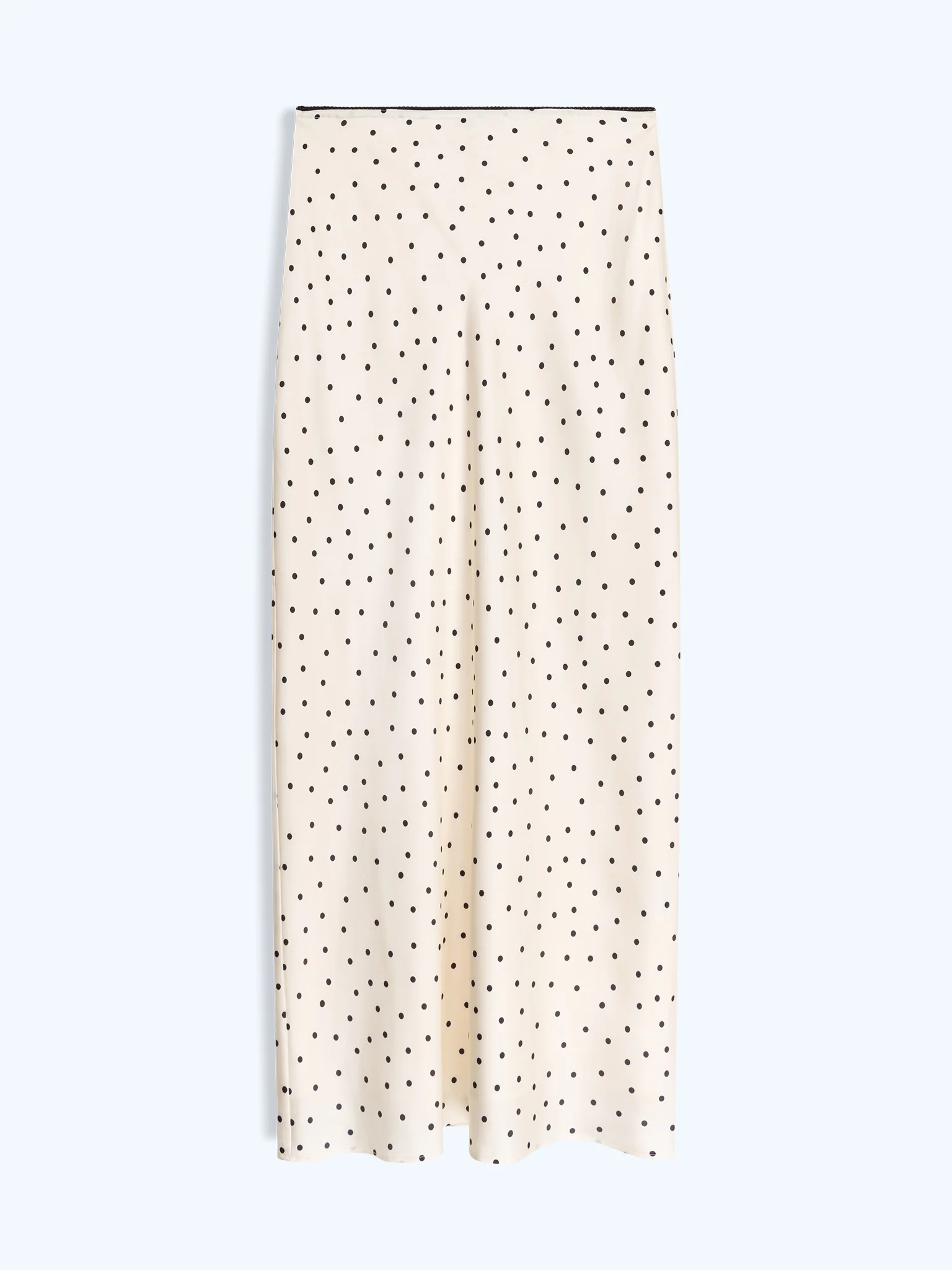 Monty Skirt in White Polka Dot - Image 5