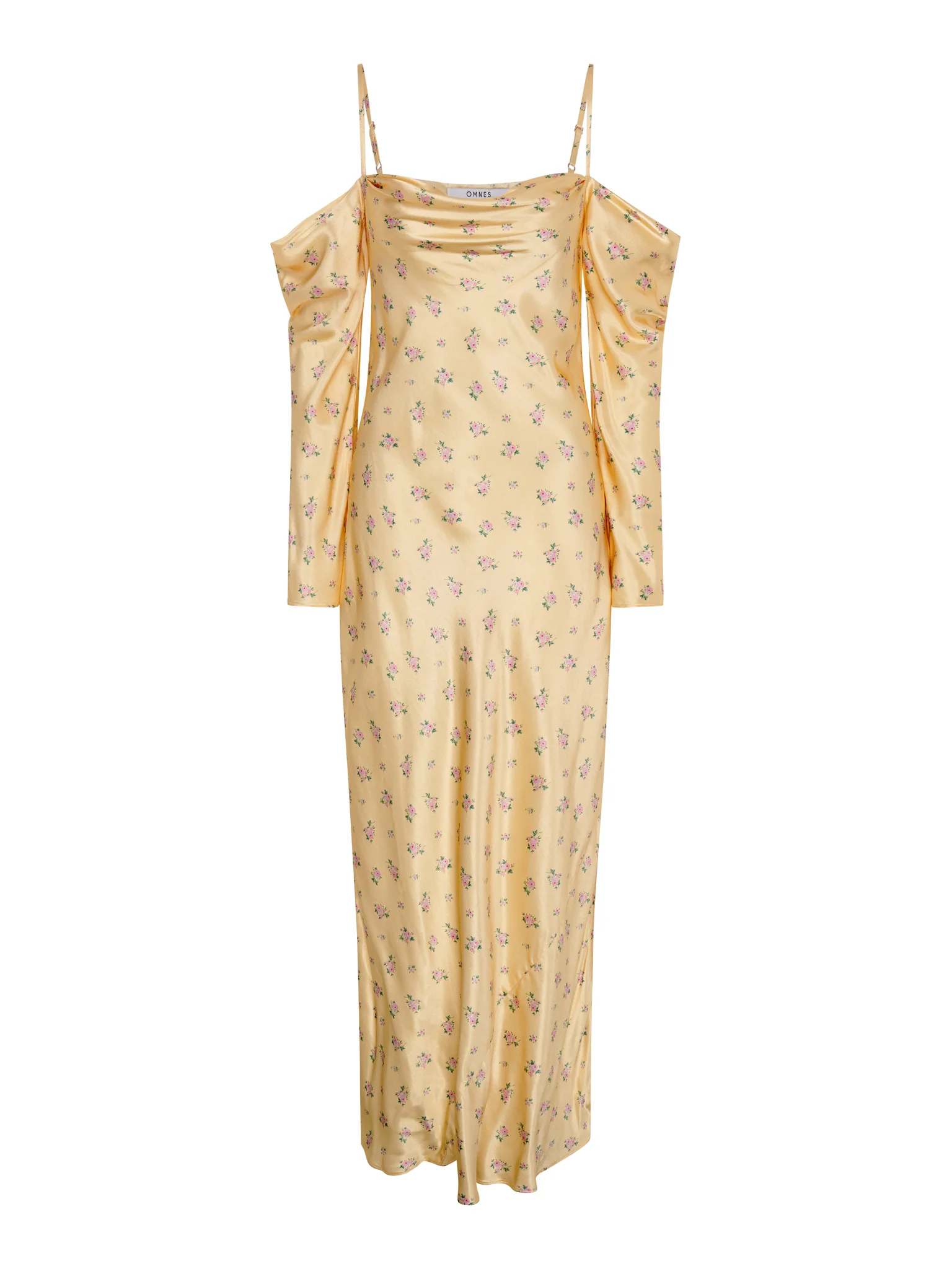 Munique Floral Dress in Vintage Yellow - Image 5