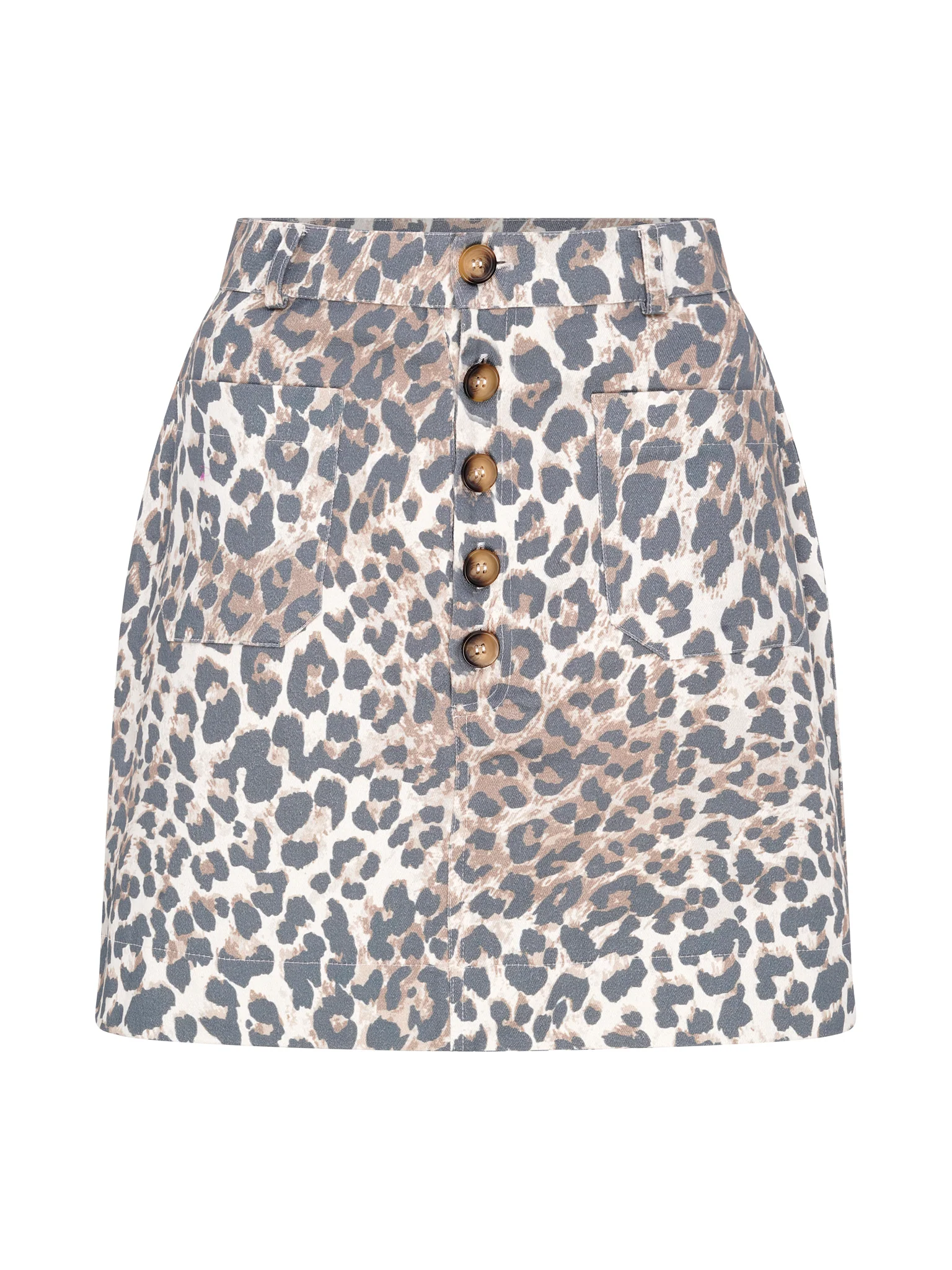 Nancy Mini Skirt in Cheetah Print - Image 7