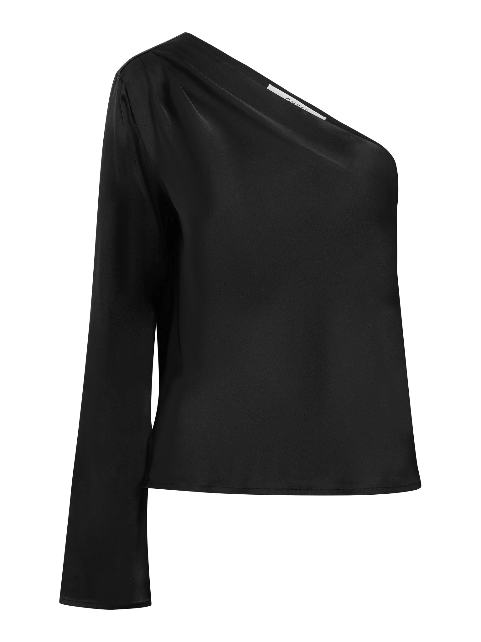 Natalia One Shoulder Top in Black - Image 5