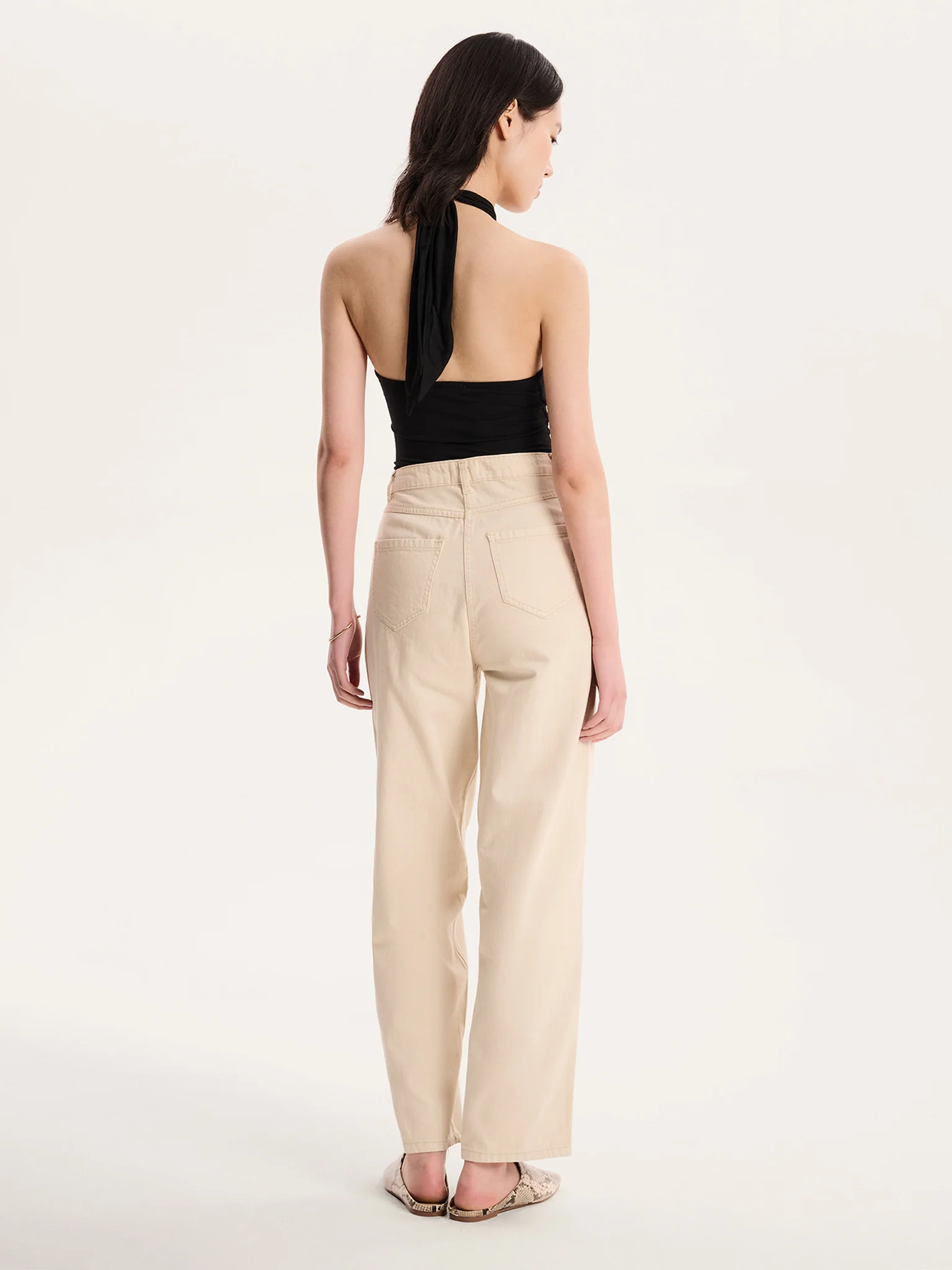 Nelson Halter Top in Black - Image 4