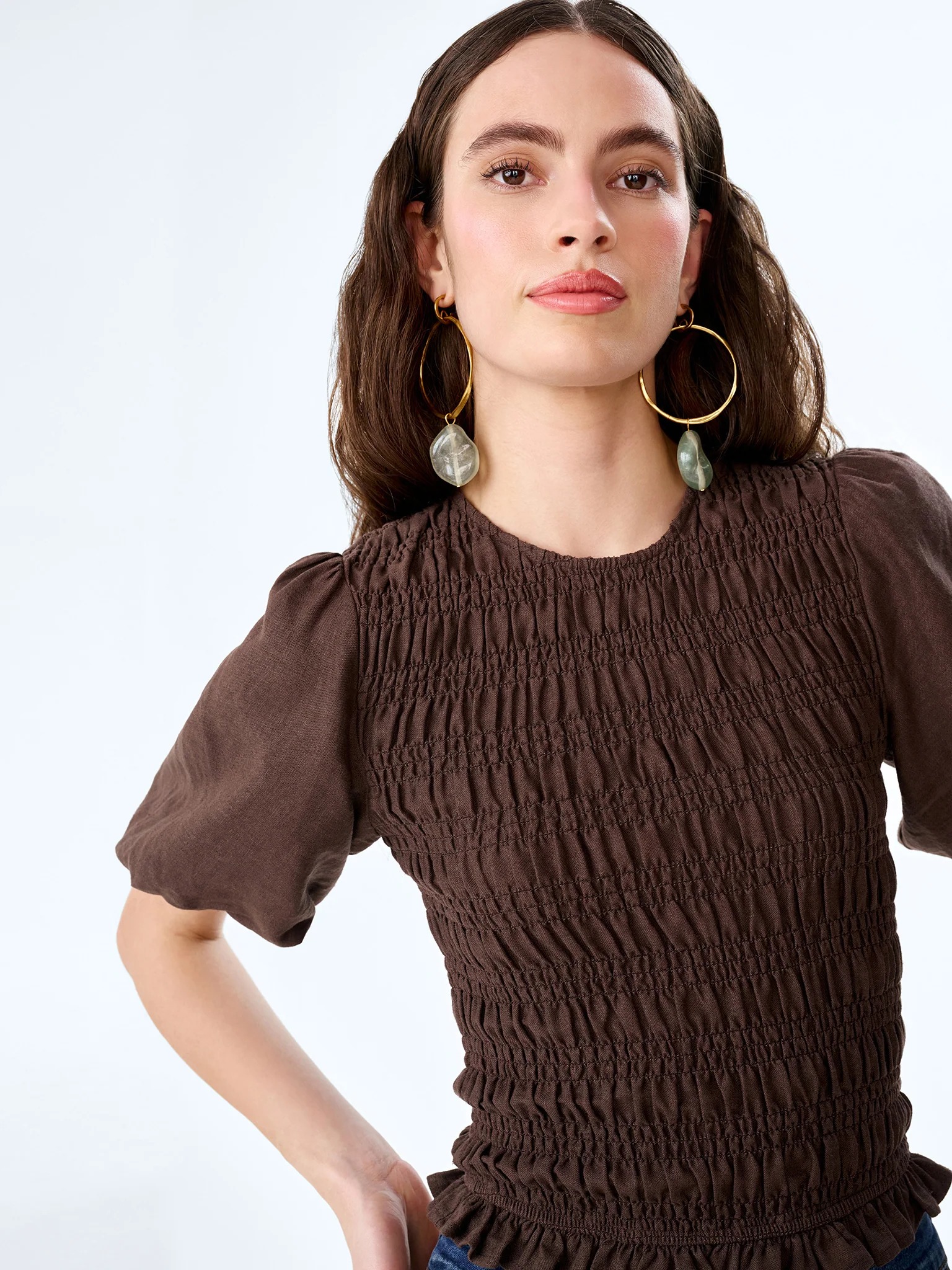 Nicolla Top in Chocolate - Image 3