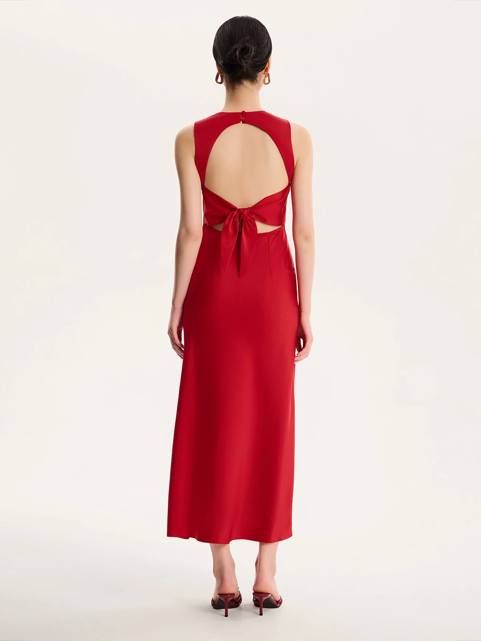 Nova Dress in Barbados Cherry - Image 4