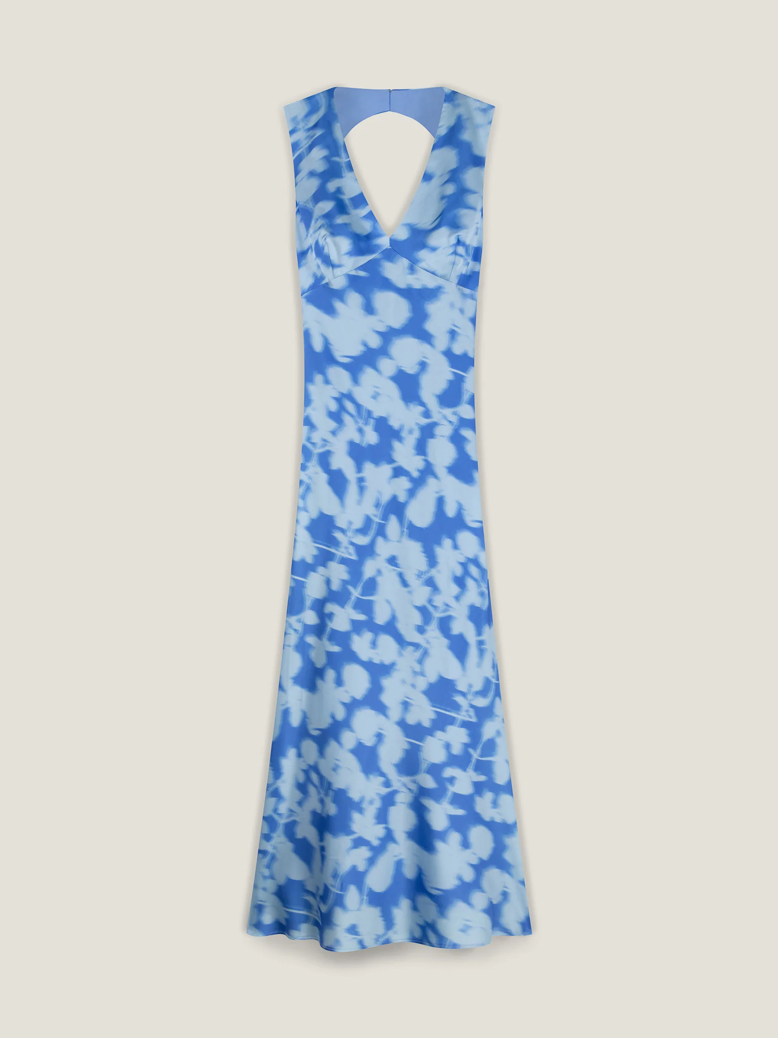 Nova Dress in Blurred Floral Blue - Image 6