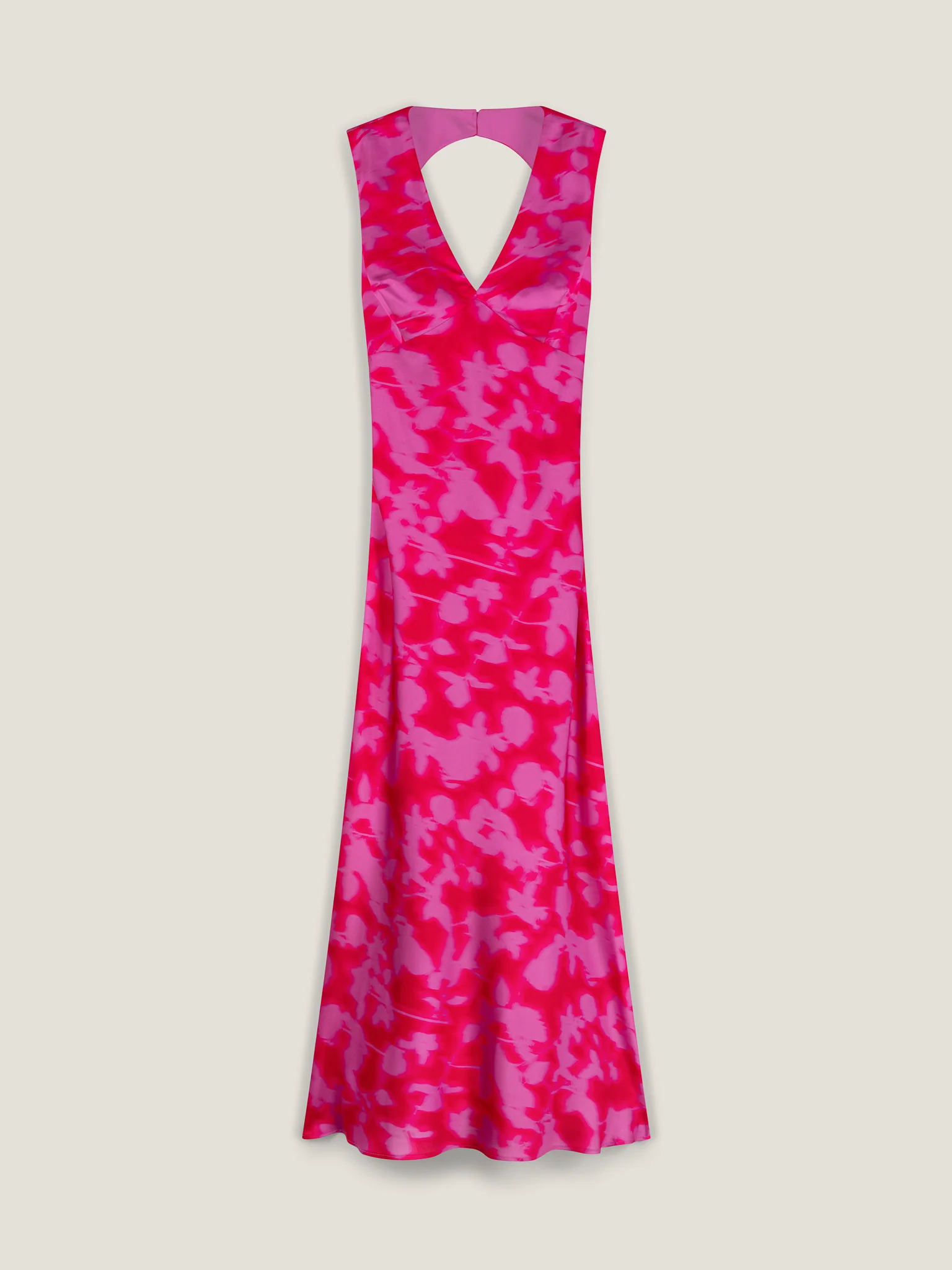 Nova Dress in Blurred Floral Magenta - Image 7